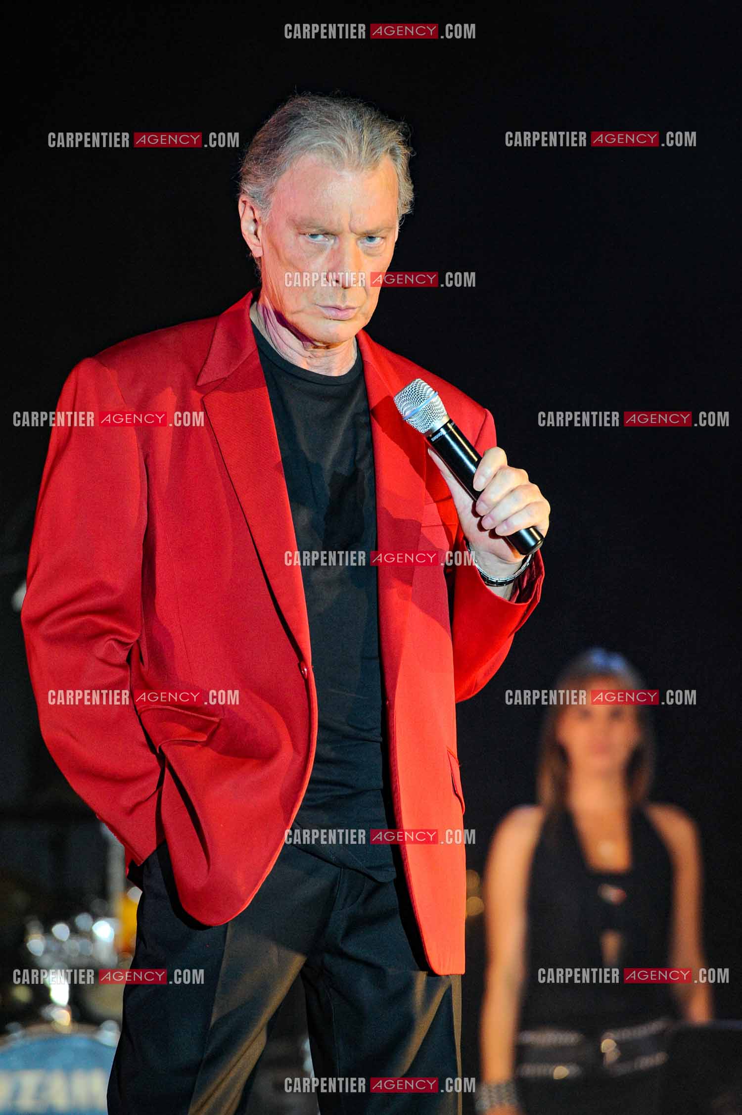 Le chanteur Herbert Léonard en concert en 2011.    ( Exclusif )