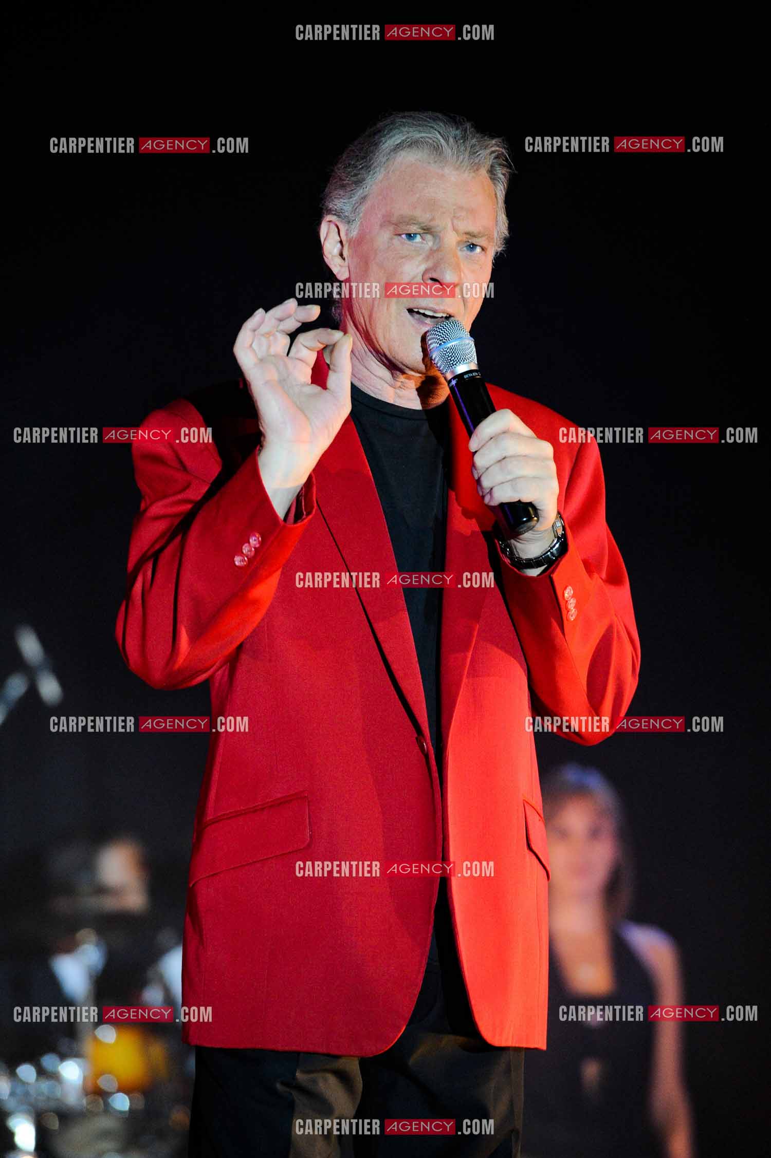 Le chanteur Herbert Léonard en concert en 2011.    ( Exclusif )