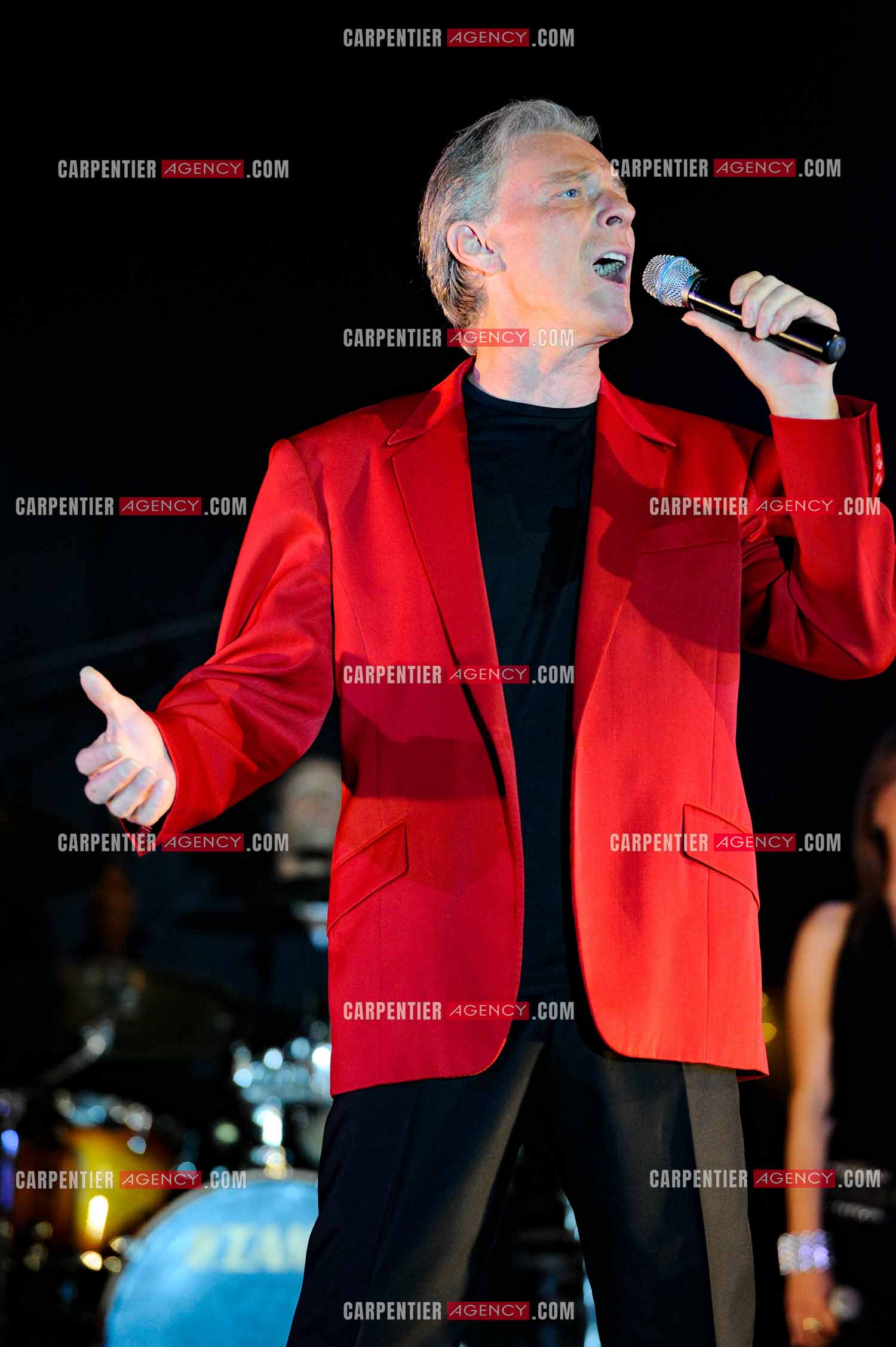 Le chanteur Herbert Léonard en concert en 2011.    ( Exclusif )