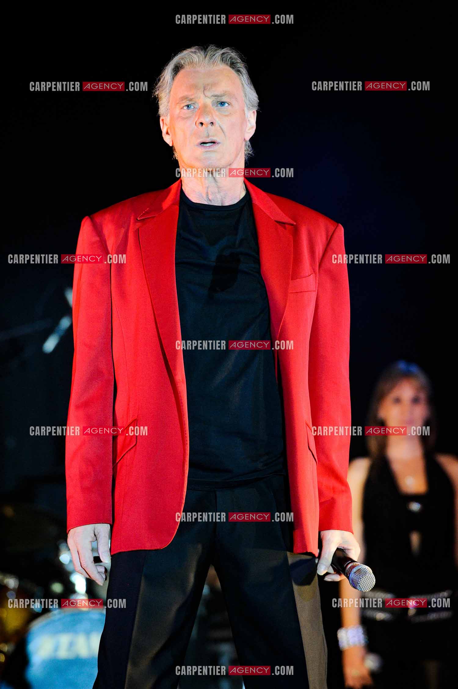 Le chanteur Herbert Léonard en concert en 2011.    ( Exclusif )