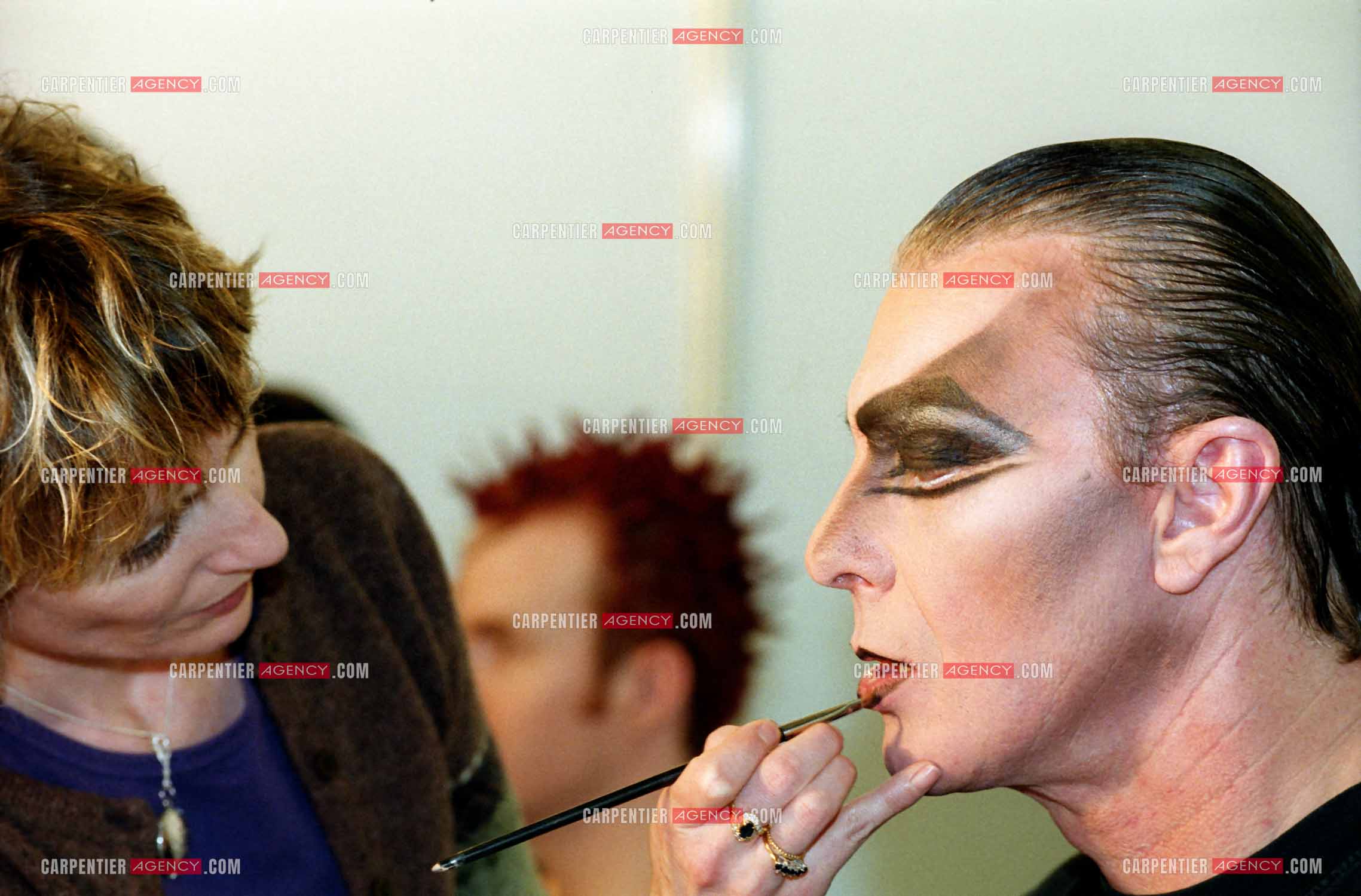 Le chanteur Herbert Léonard dans son rôle de Frollo pour la comédie musicale “ Notre Dame De Paris “.    ( Exclusif )