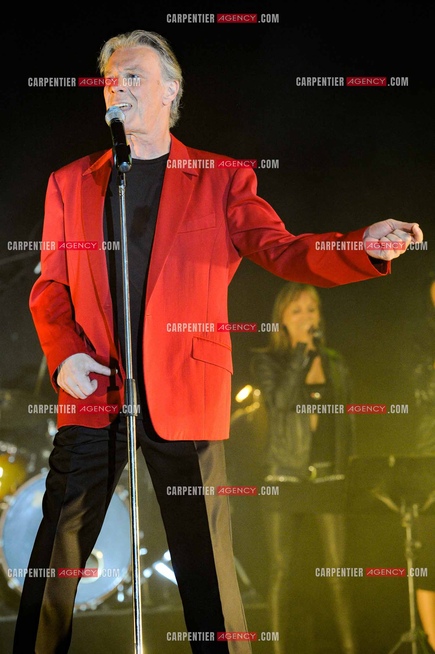 Le chanteur Herbert Léonard en concert en 2011.    ( Exclusif )