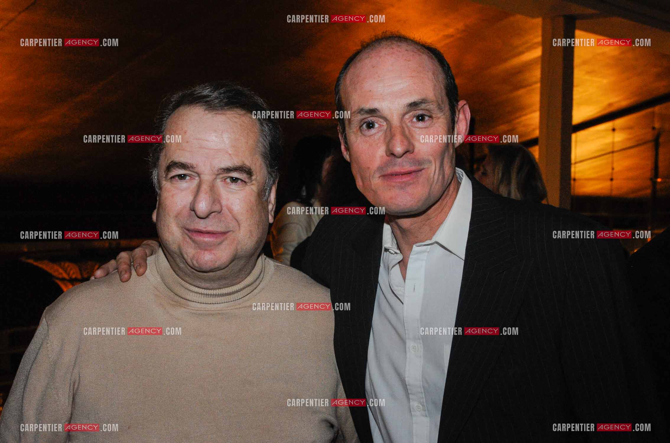 Sortie du livre sur l'animateur Pascal Sevran au Trianon à Paris. Le livre " PASCAL MON AMOUR, MON AMI “ signé des deux auteurs Grégoire Colard et Dominique Lozac'h paru aux éditions Flammarion. Les auteurs Paul-Loup Sulitzer et Dominique Lozac'h.   ( Exclusif )