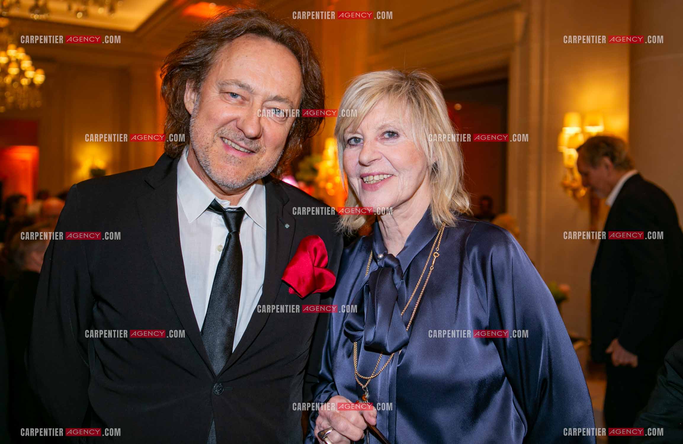 Soirée de Gala des Stéthos d'Or 2025 à l'Hôtel George V à Paris le 24 Mars 2025. Jean-Cristophe Molinier et Chantal Ladesou.