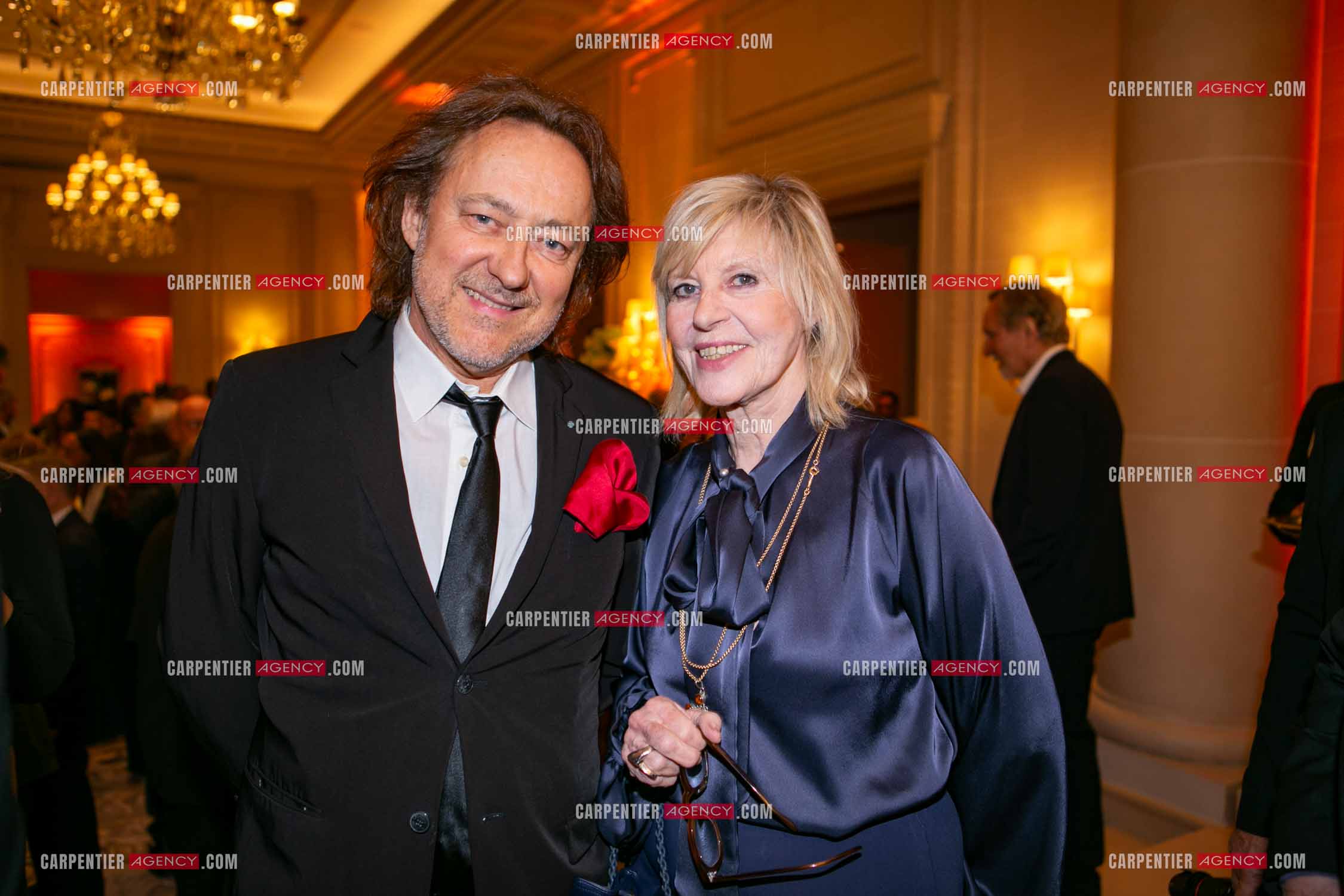 Soirée de Gala des Stéthos d'Or 2025 à l'Hôtel George V à Paris le 24 Mars 2025. Jean-Cristophe Molinier et Chantal Ladesou.