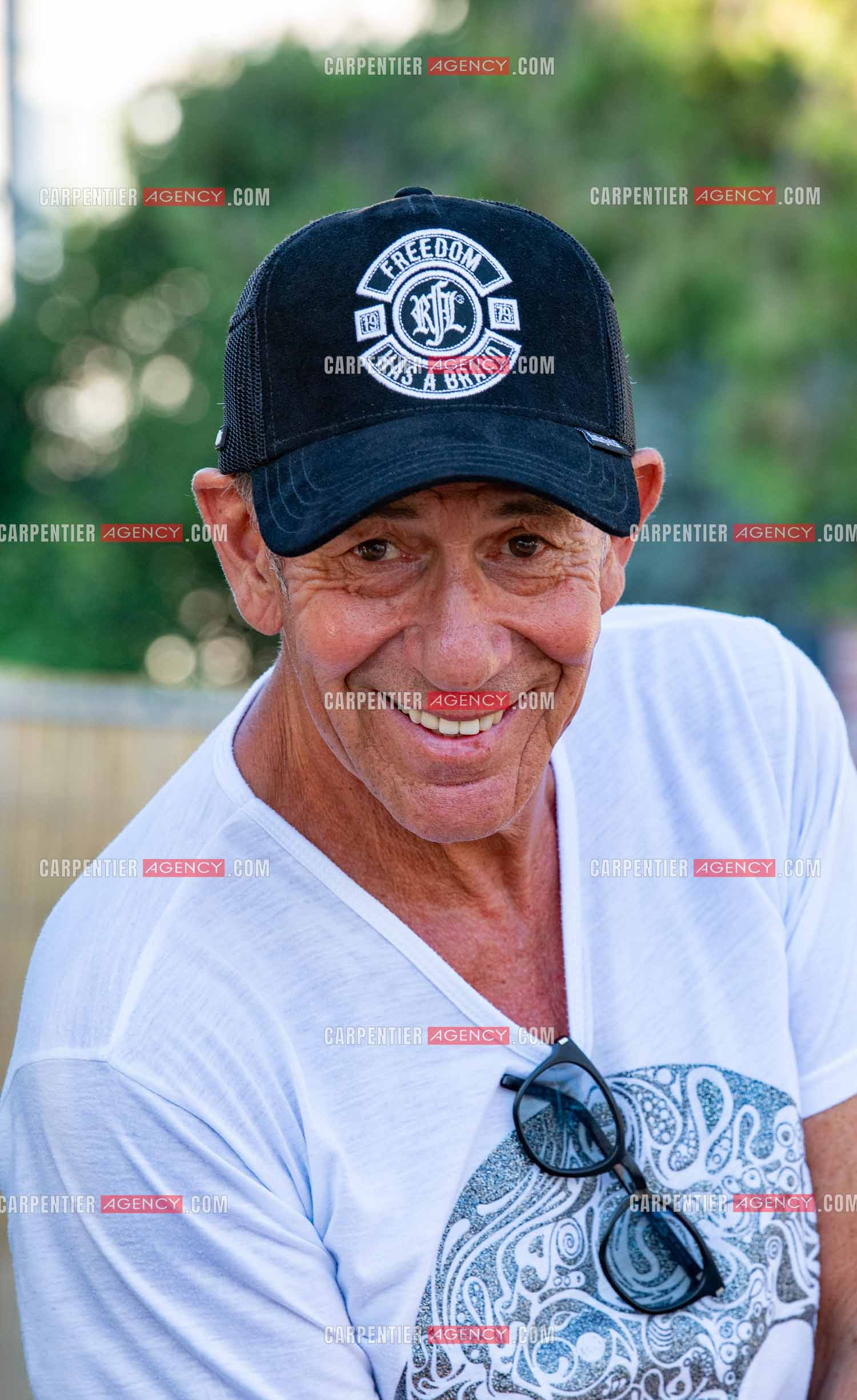 Le chanteur François Feldman  lors de sa tournée d'été 2022.   ( Exclusif )