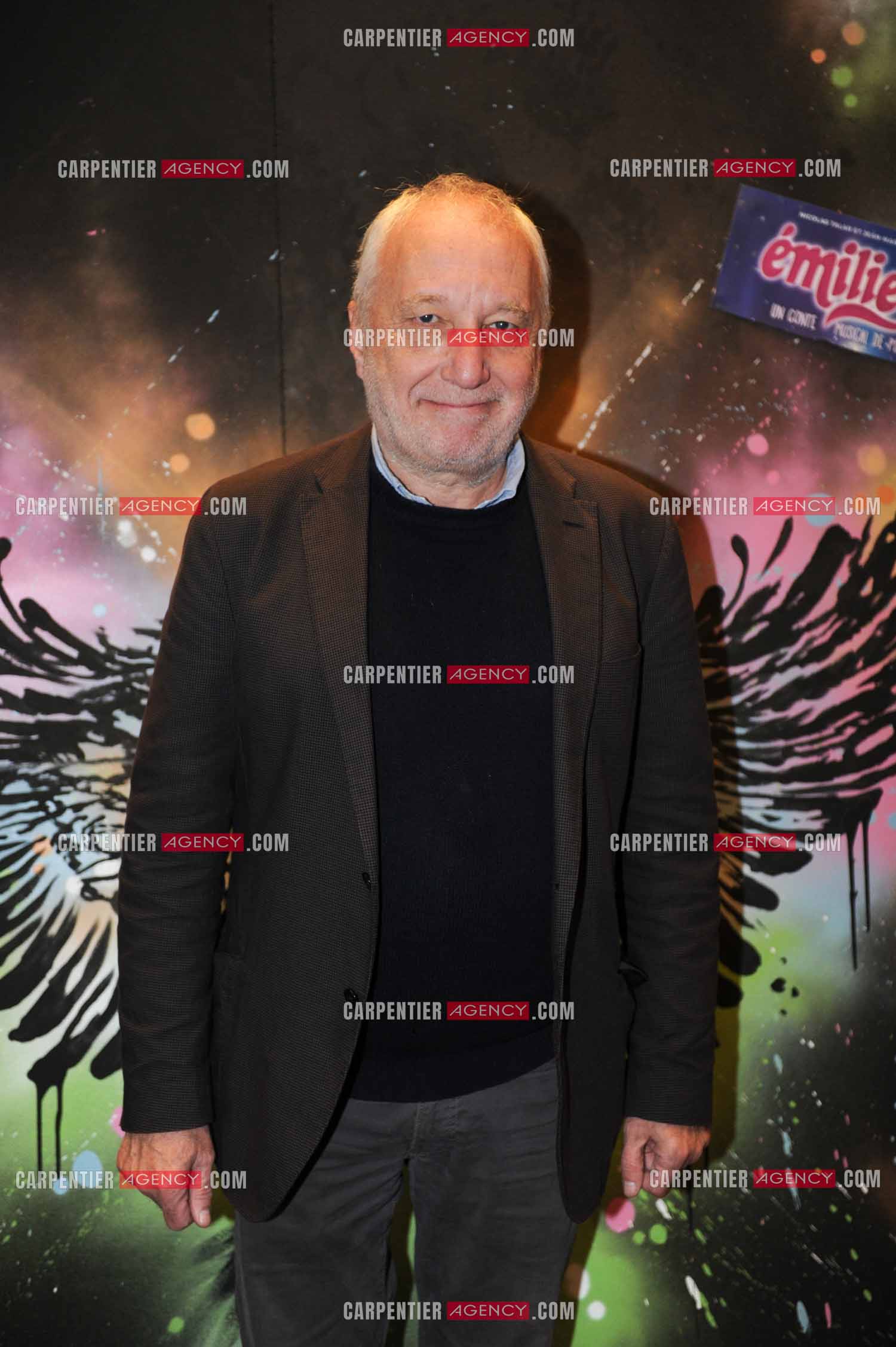 L'acteur François Berléand lors de la générale de la comédie musicale “ ÉMILIE JOLIE “ à Paris le 27 Octobre 2017.   ( Exclusif )