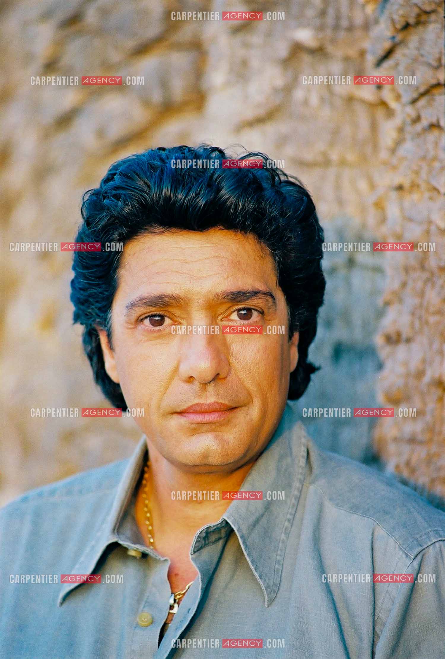 Portrait du chanteur Frédéric François à Djerba en Tunisie.  ( Exclusif )