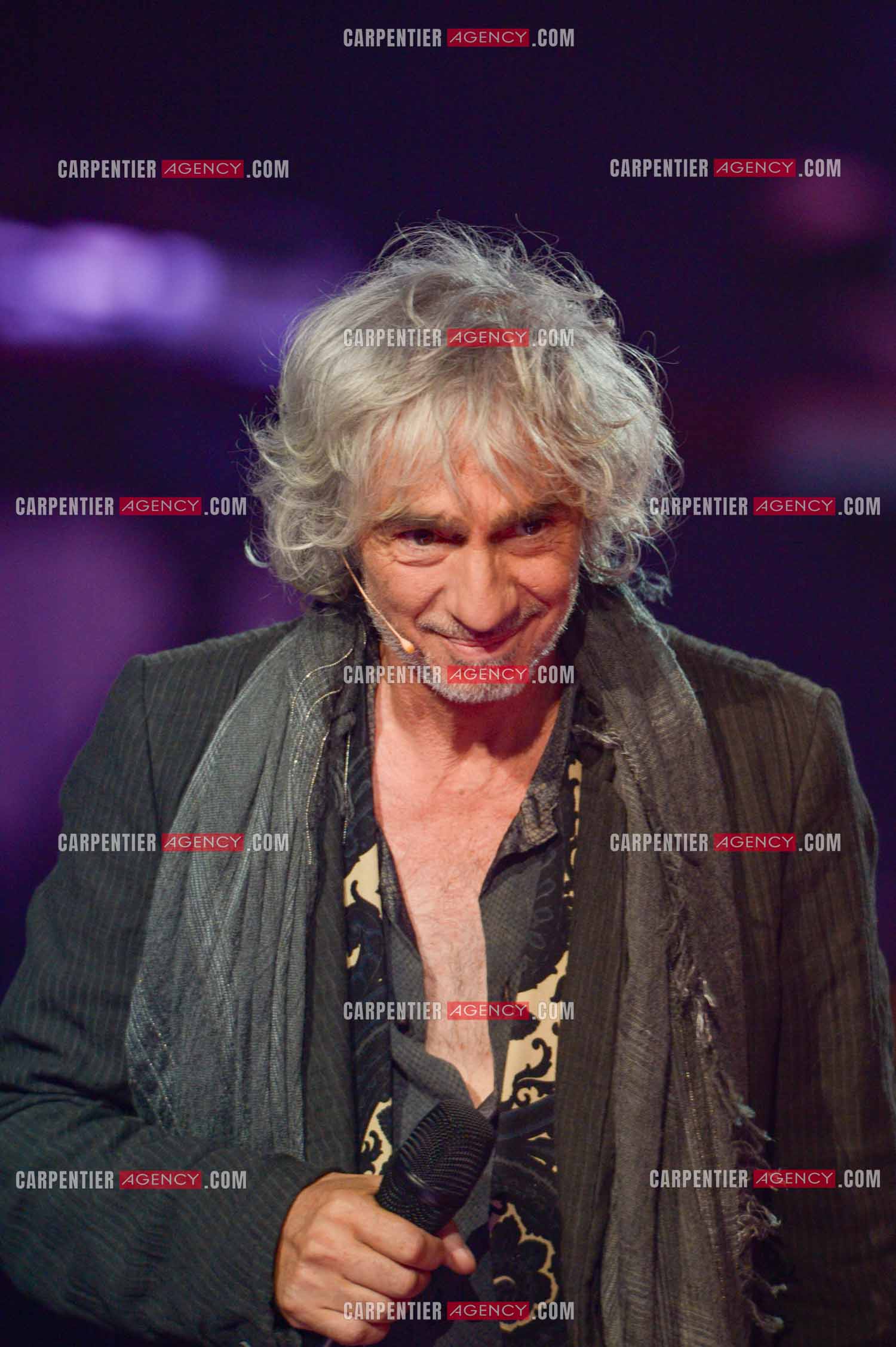 Le chanteur Louis Bertignac coach vocal de l'émission The Voice Kid's.  ( Exclusif )