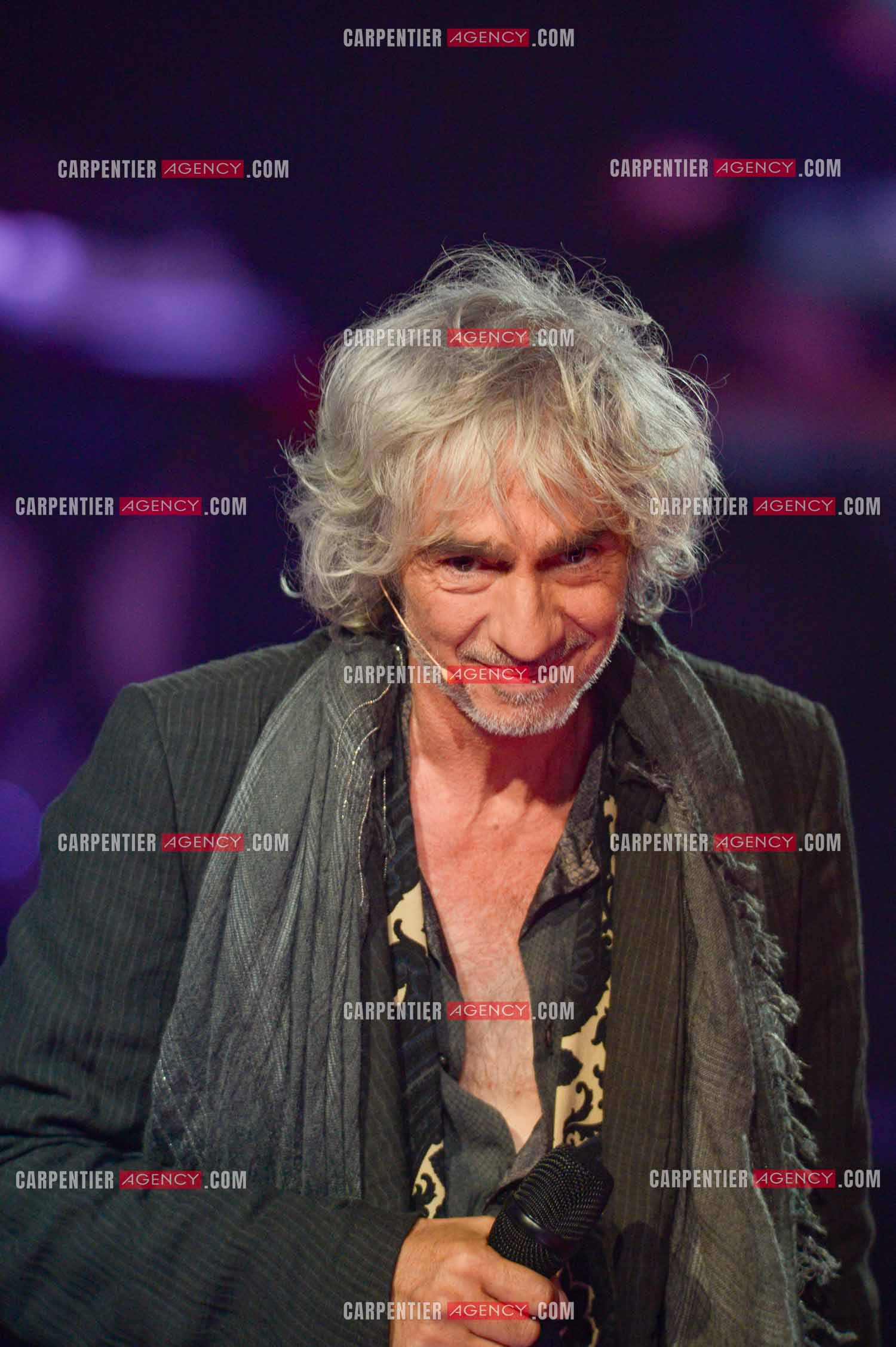 Le chanteur Louis Bertignac coach vocal de l'émission The Voice Kid's.  ( Exclusif )