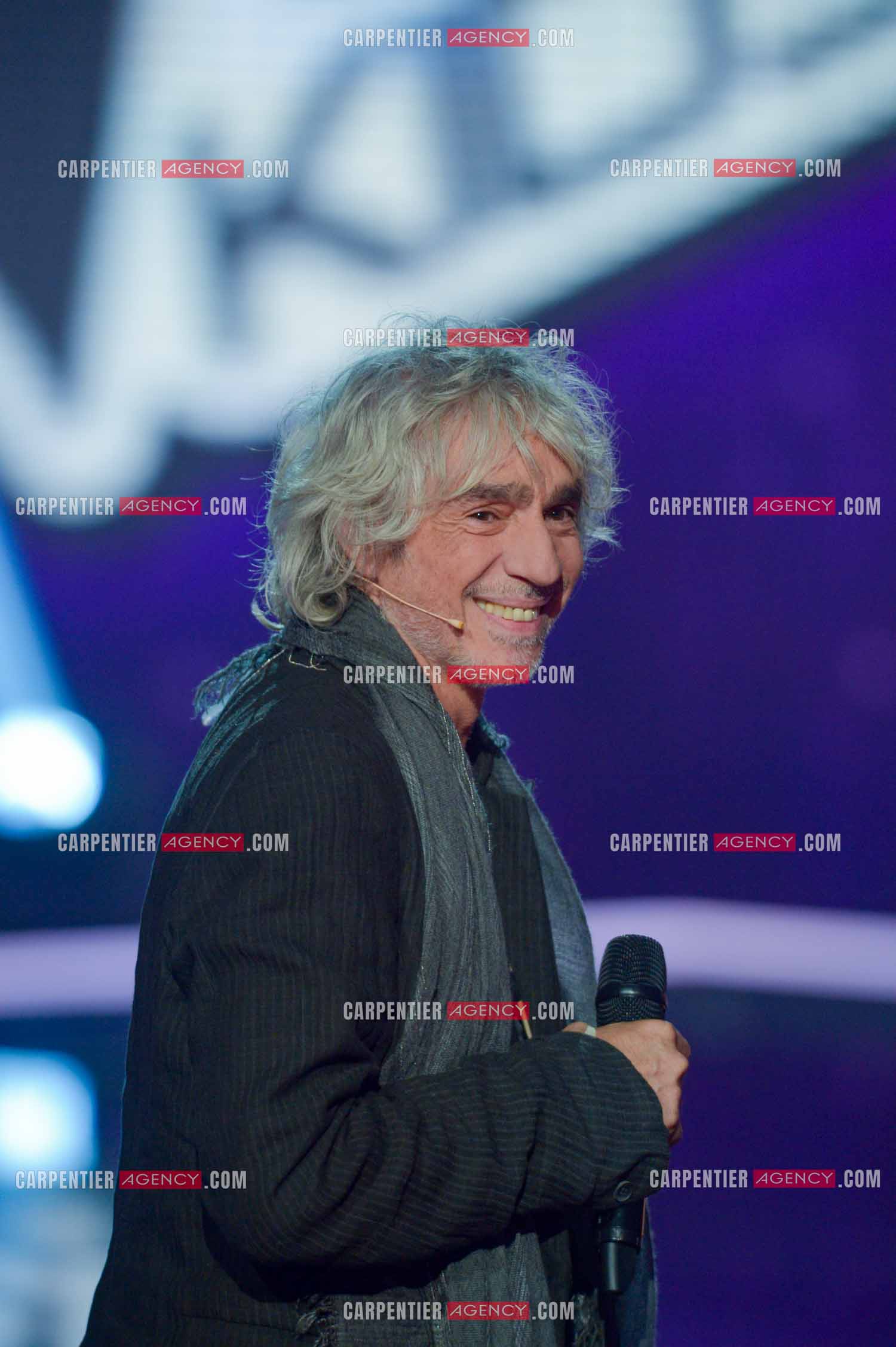 Le chanteur Louis Bertignac coach vocal de l'émission The Voice Kid's.  ( Exclusif )