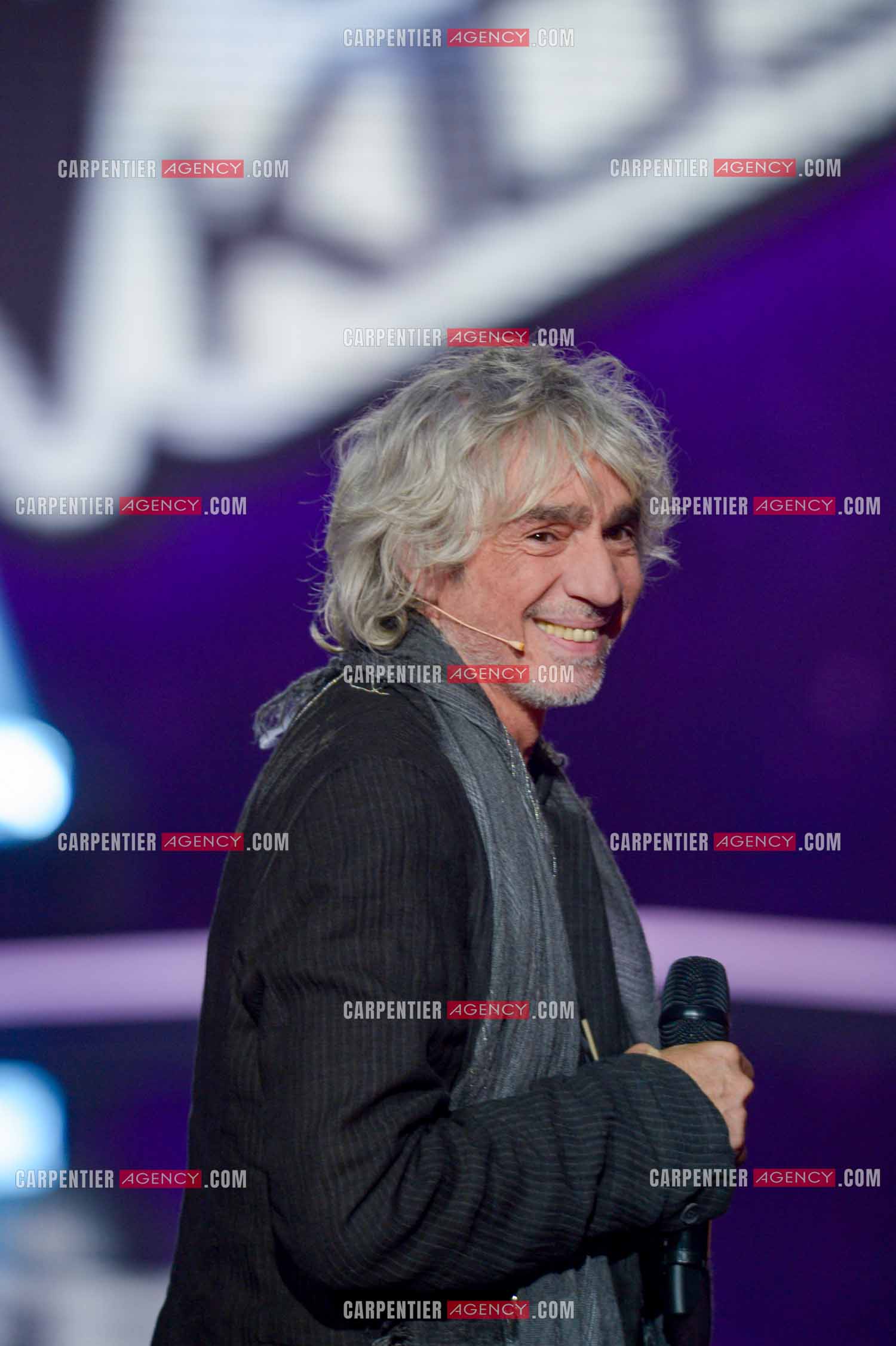 Le chanteur Louis Bertignac coach vocal de l'émission The Voice Kid's.  ( Exclusif )