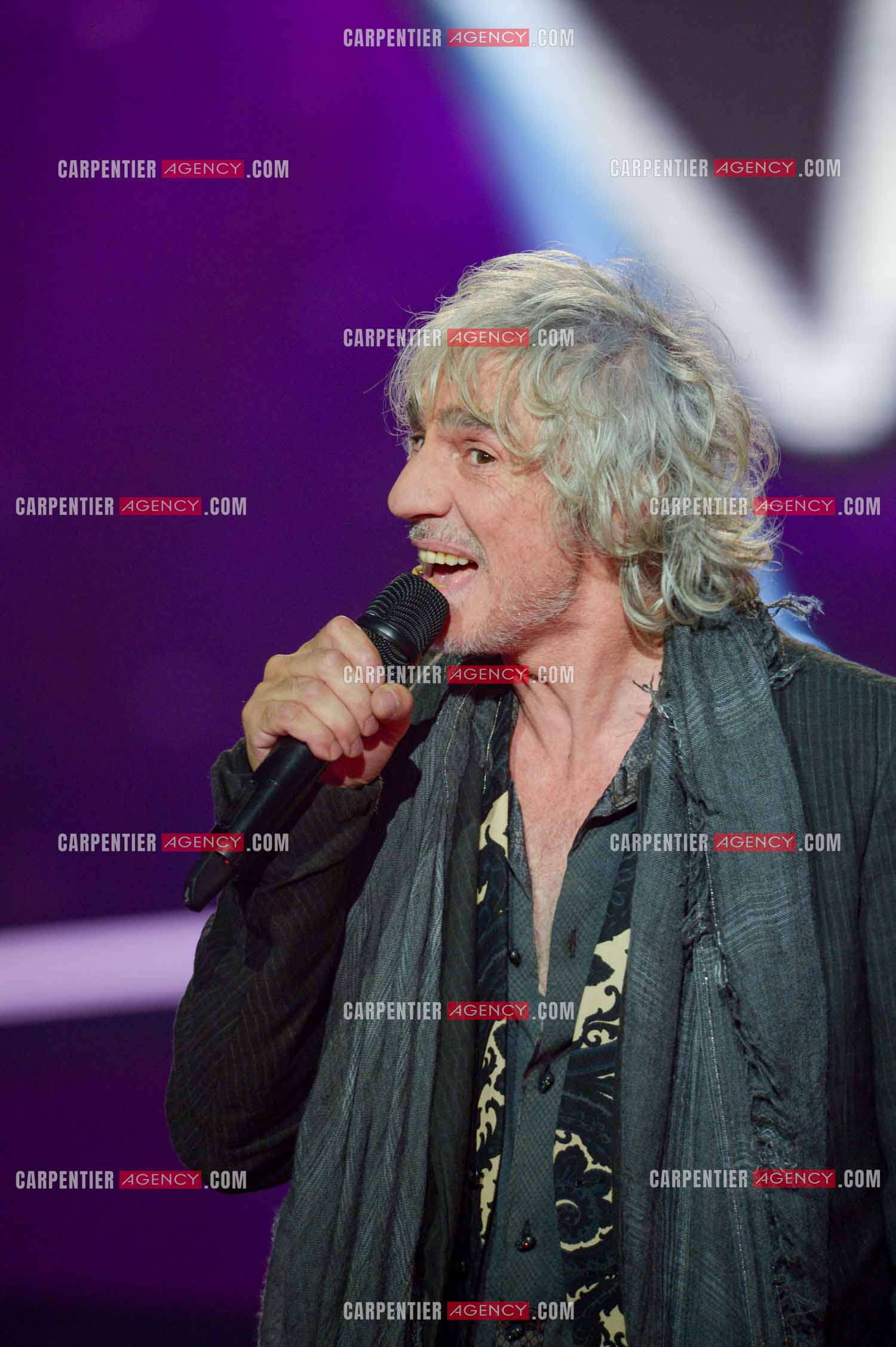 Le chanteur Louis Bertignac coach vocal de l'émission The Voice Kid's.  ( Exclusif )