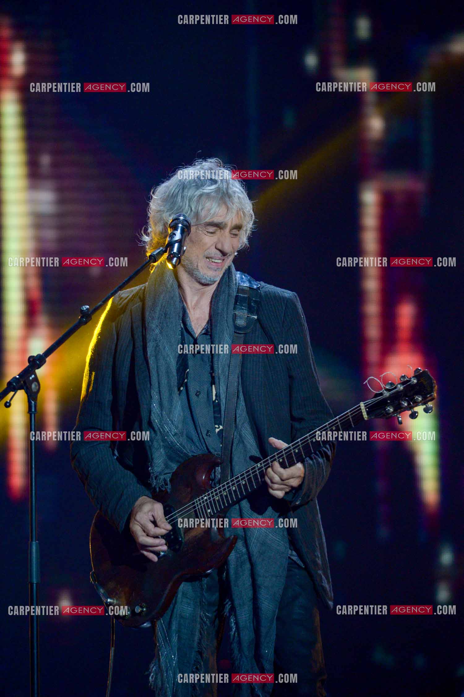 Le chanteur Louis Bertignac coach vocal de l'émission The Voice Kid's.  ( Exclusif )