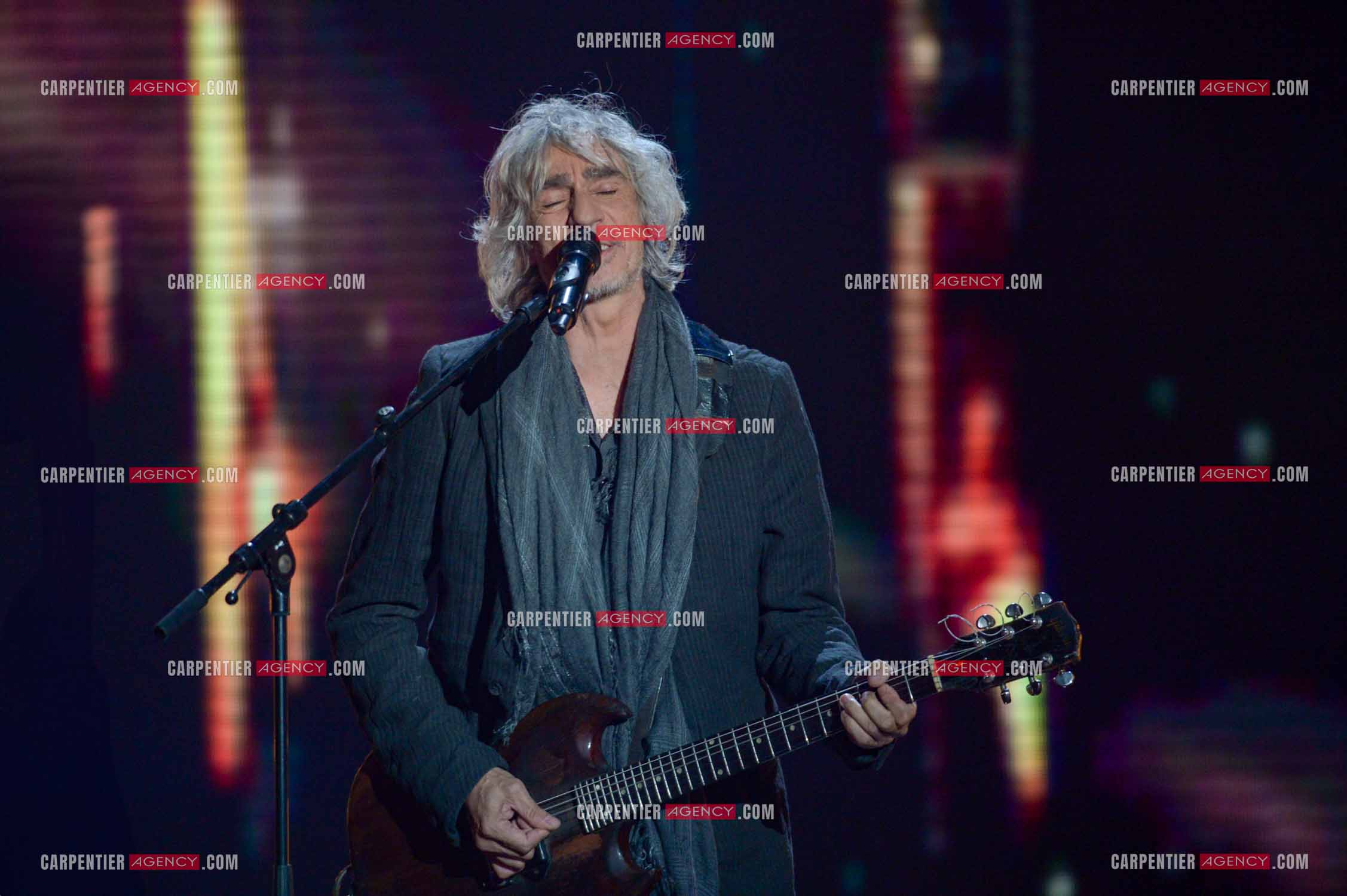 Le chanteur Louis Bertignac coach vocal de l'émission The Voice Kid's.  ( Exclusif )