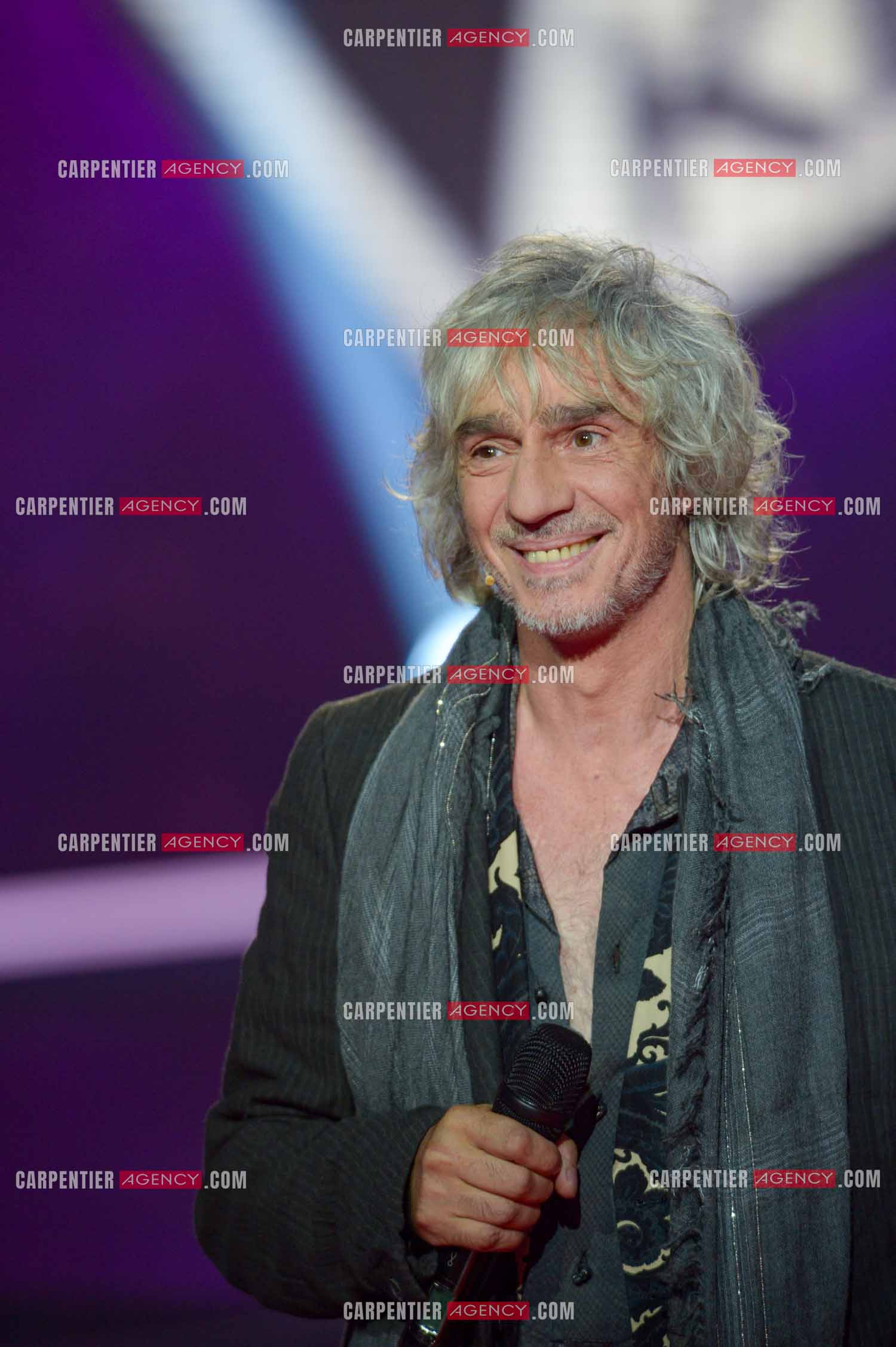Le chanteur Louis Bertignac coach vocal de l'émission The Voice Kid's.  ( Exclusif )