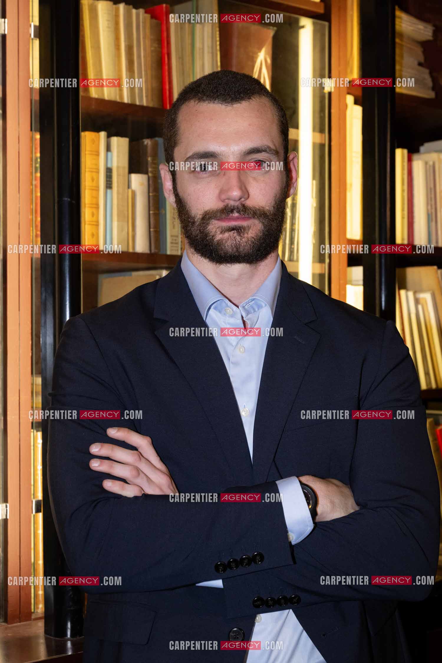 Portrait de Louis Sarkozy candidat aux élections municipales de Menton pour 2026.  ( Exclusif )