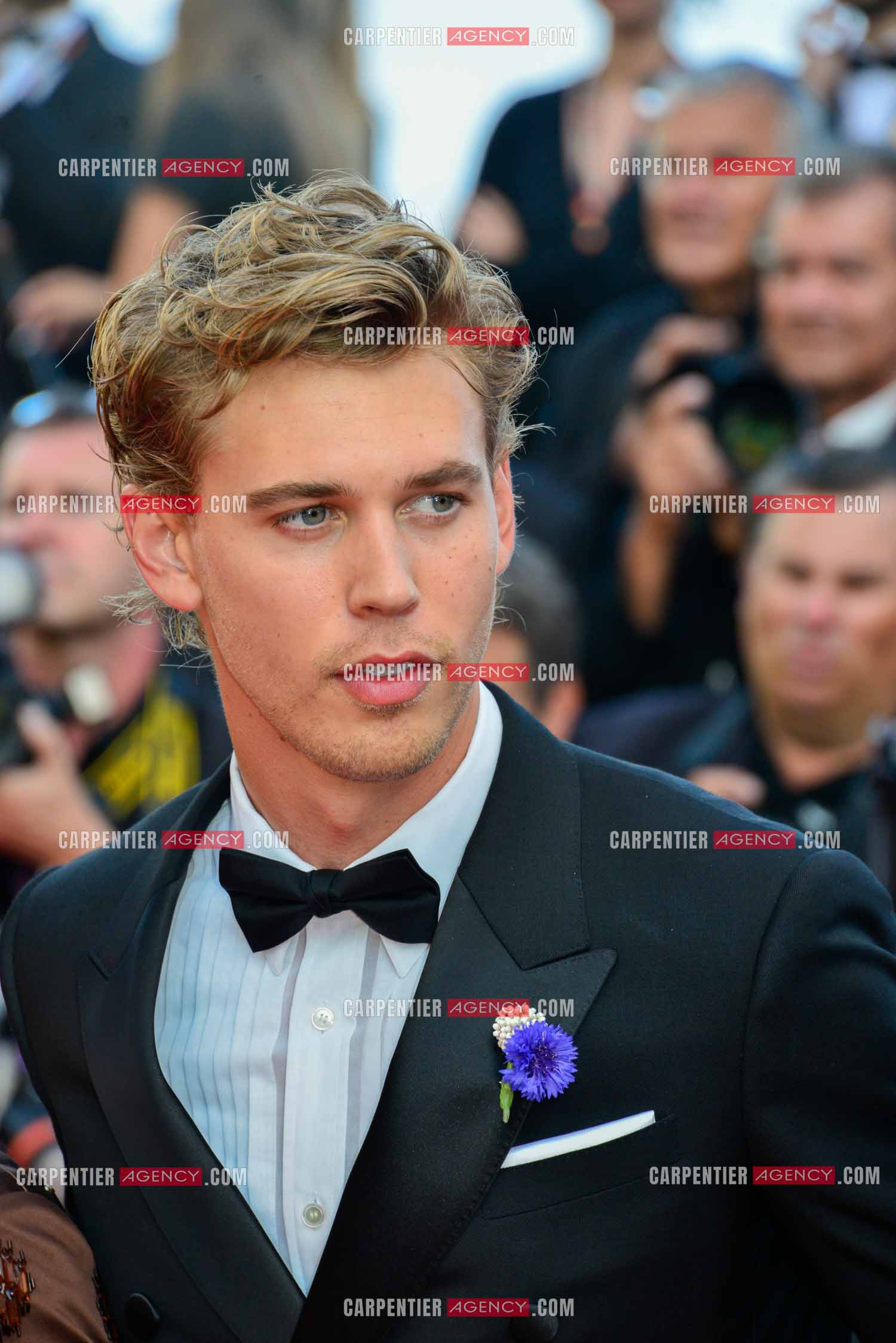 L'acteur américain Austin Butler lors du festival de Cannes pour la présentation du film “ ELVIS “ en 2022.