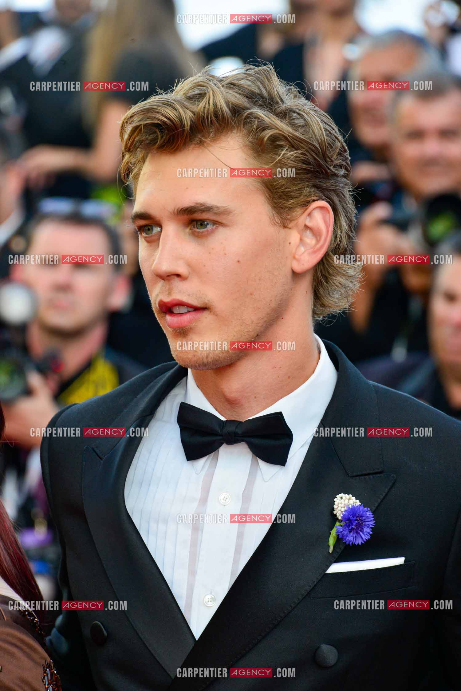 L'acteur américain Austin Butler lors du festival de Cannes pour la présentation du film “ ELVIS “ en 2022.