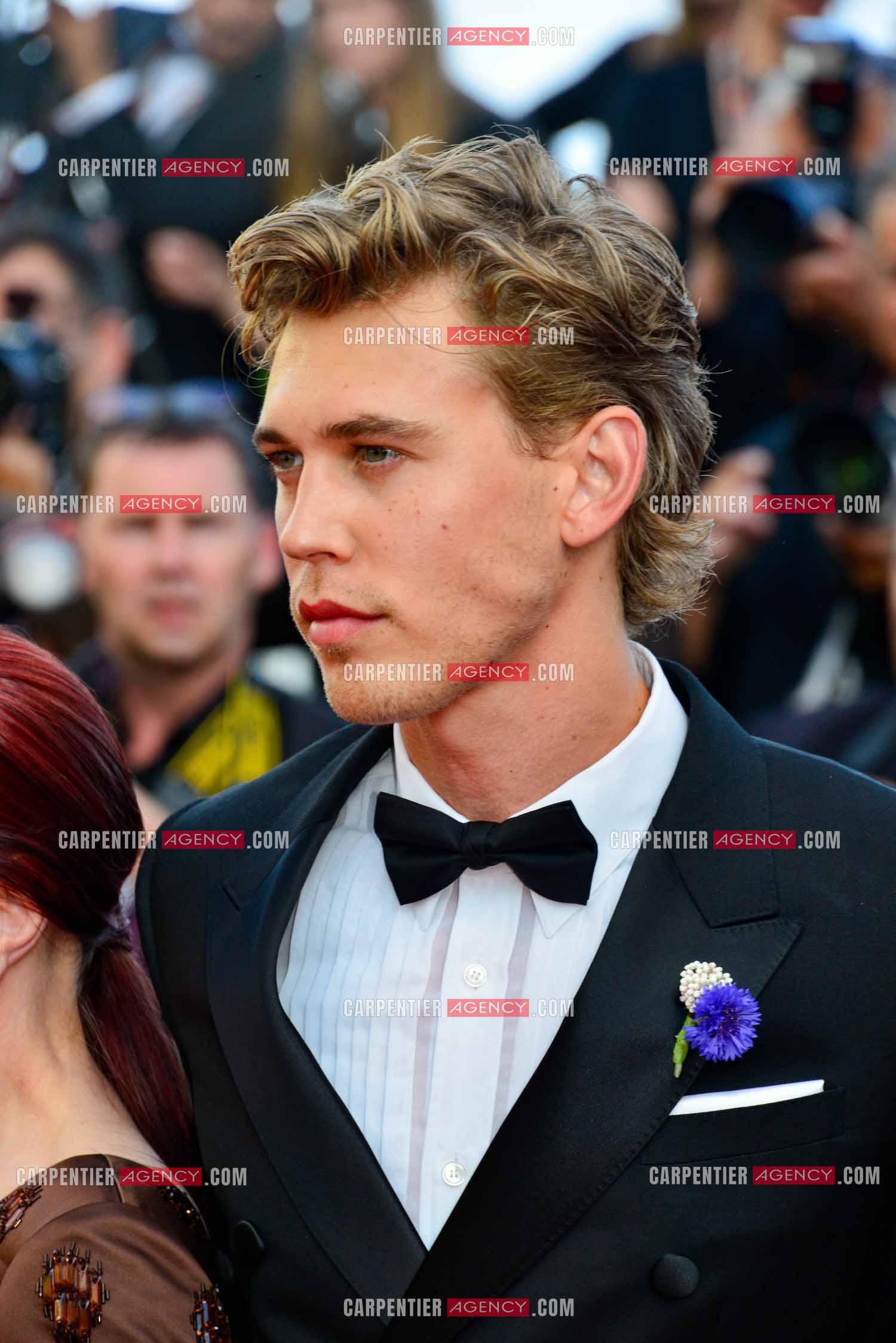 L'acteur américain Austin Butler lors du festival de Cannes pour la présentation du film “ ELVIS “ en 2022.