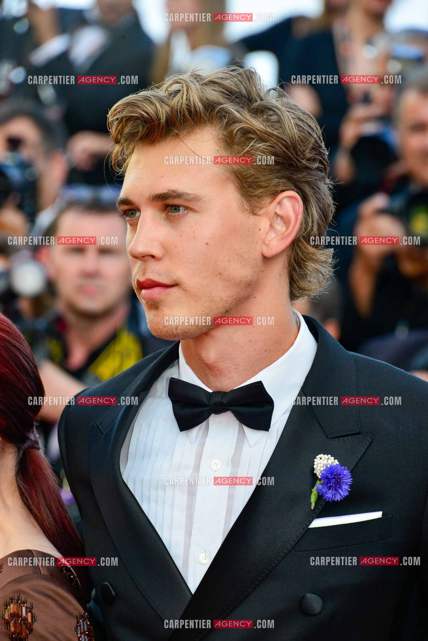 L'acteur américain Austin Butler lors du festival de Cannes pour la présentation du film “ ELVIS “ en 2022.
