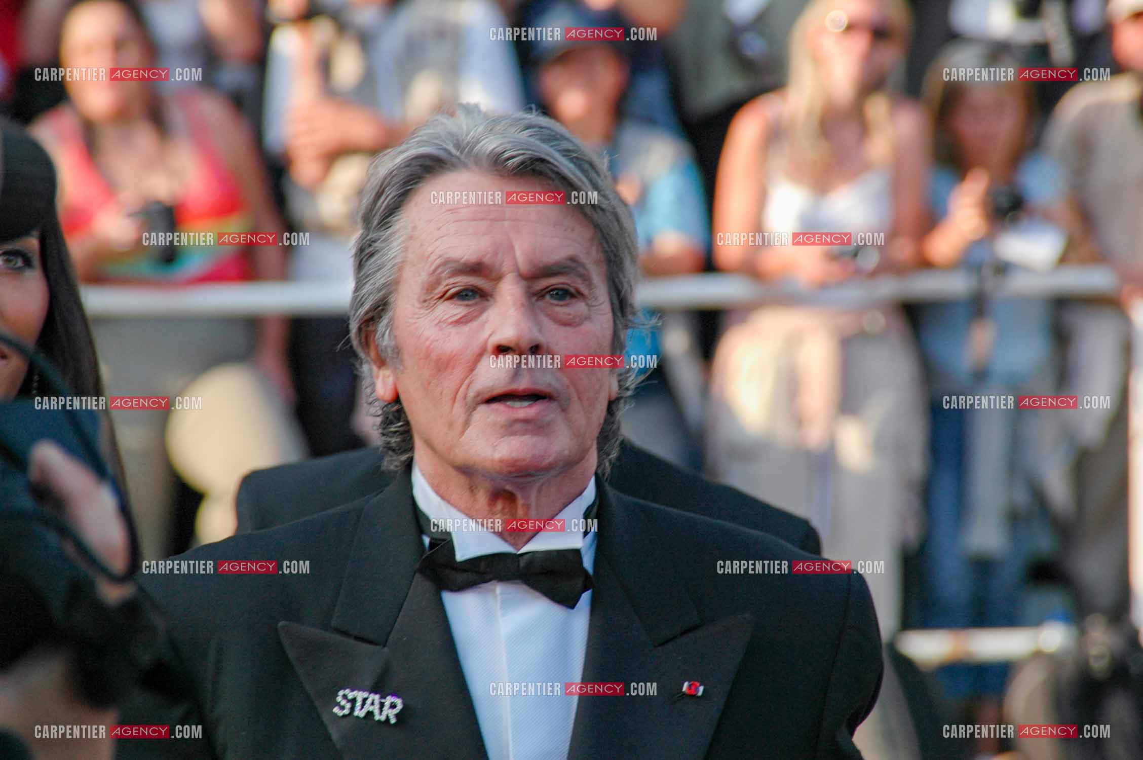l'acteur français Alain Delon lors du 60e Festival de Cannes 2007.