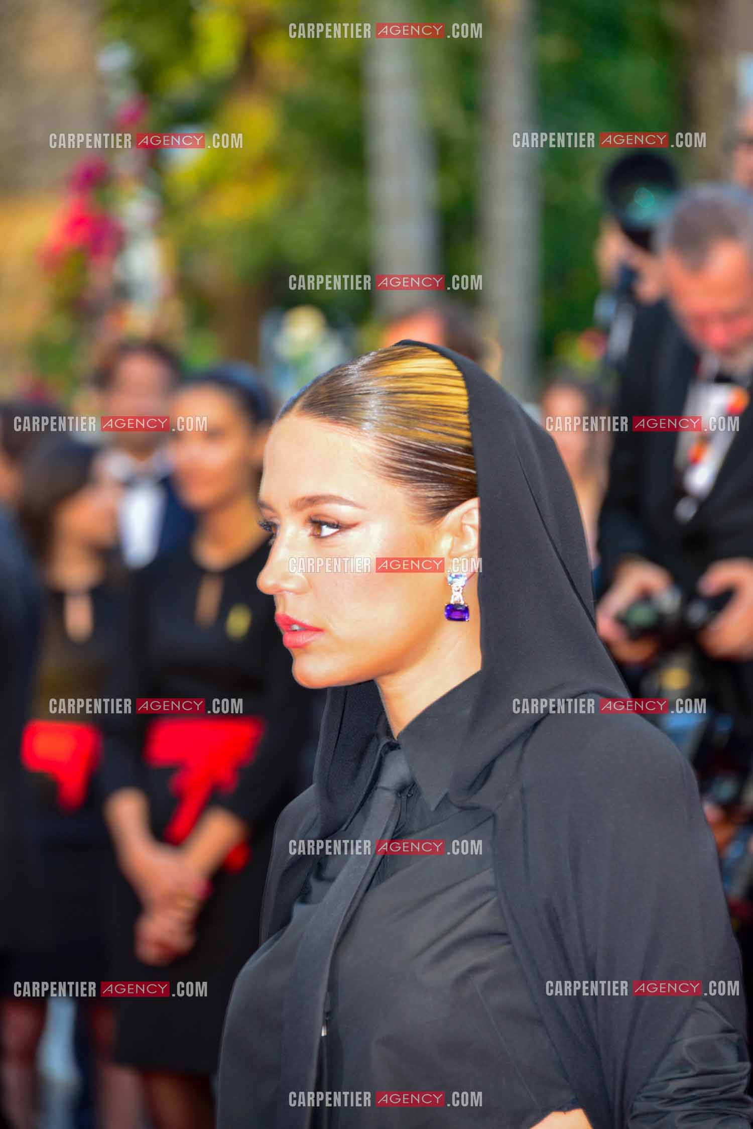 Festival de Cannes 2023. L'actrice Adèle Exarchopoulos sur le tapis rouge.