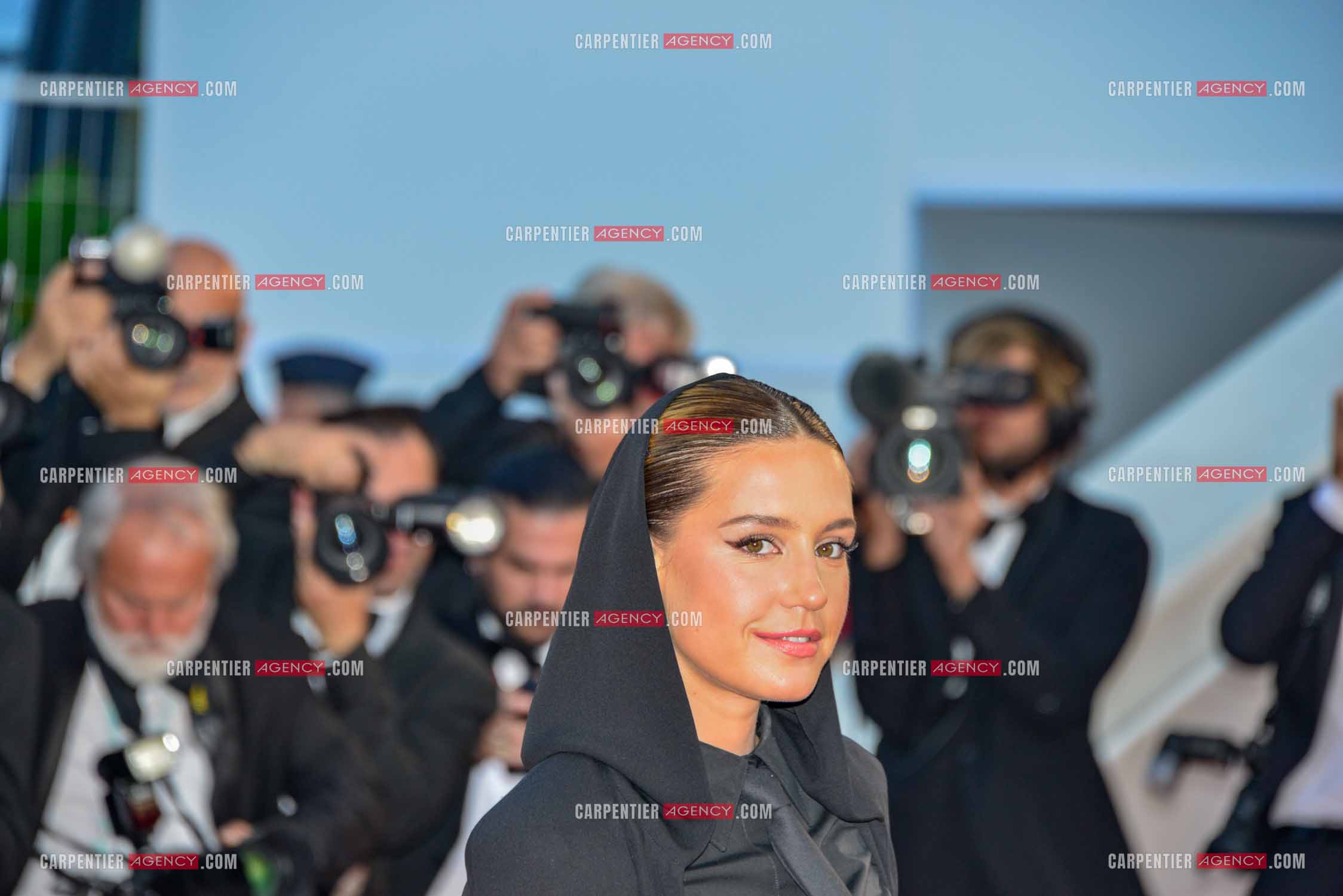 Festival de Cannes 2023. L'actrice Adèle Exarchopoulos sur le tapis rouge.