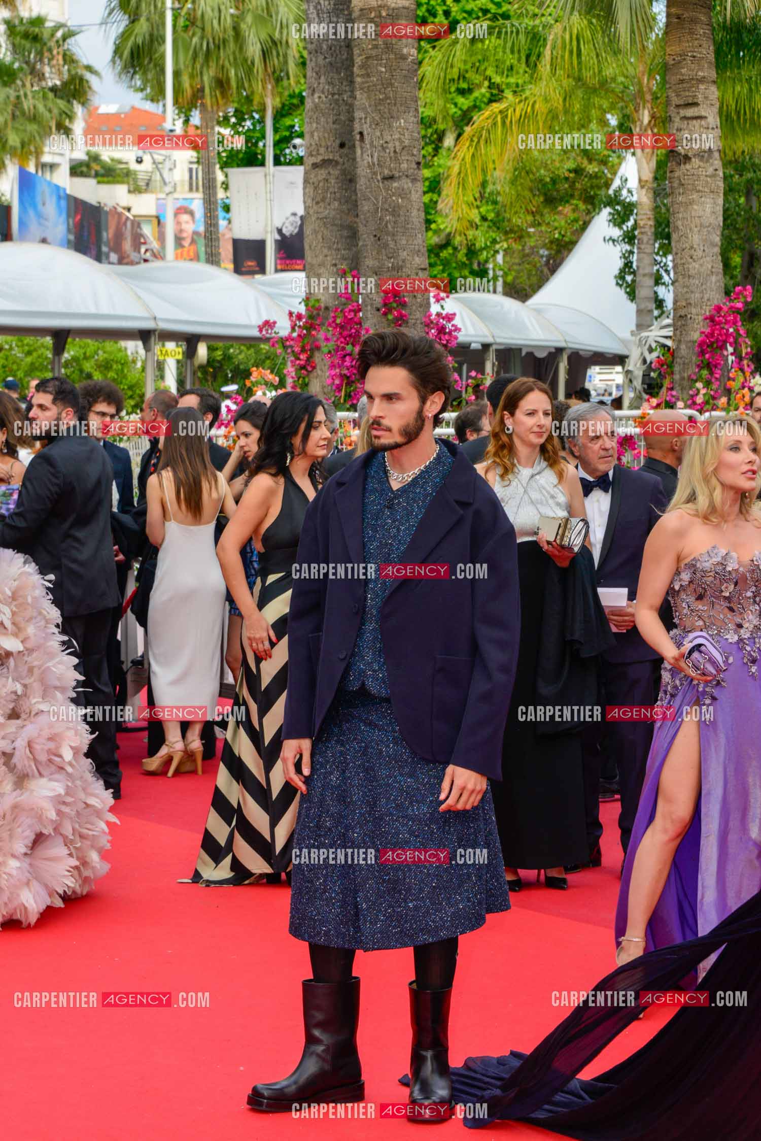 Festival de Cannes 2023. 76e édition, du 16 au 27 mai 2023 au Palais des festivals, à Cannes. Le mannequin Baptiste Giabiconi assiste à la cérémonie d'ouverture et à la projection du film “ Jeanne du Barry “.
