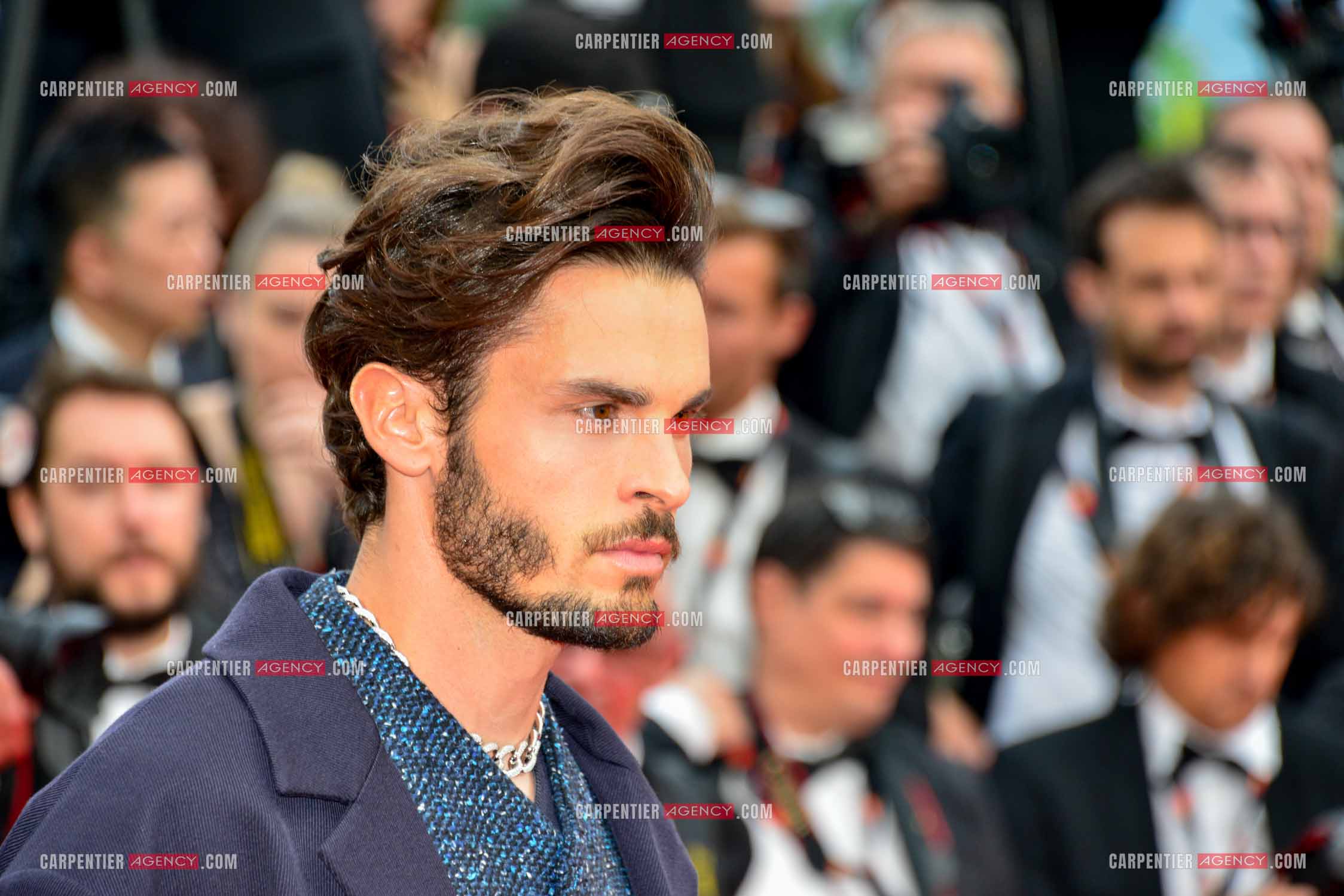 Festival de Cannes 2023. 76e édition, du 16 au 27 mai 2023 au Palais des festivals, à Cannes. Le mannequin Baptiste Giabiconi assiste à la cérémonie d'ouverture et à la projection du film “ Jeanne du Barry “.