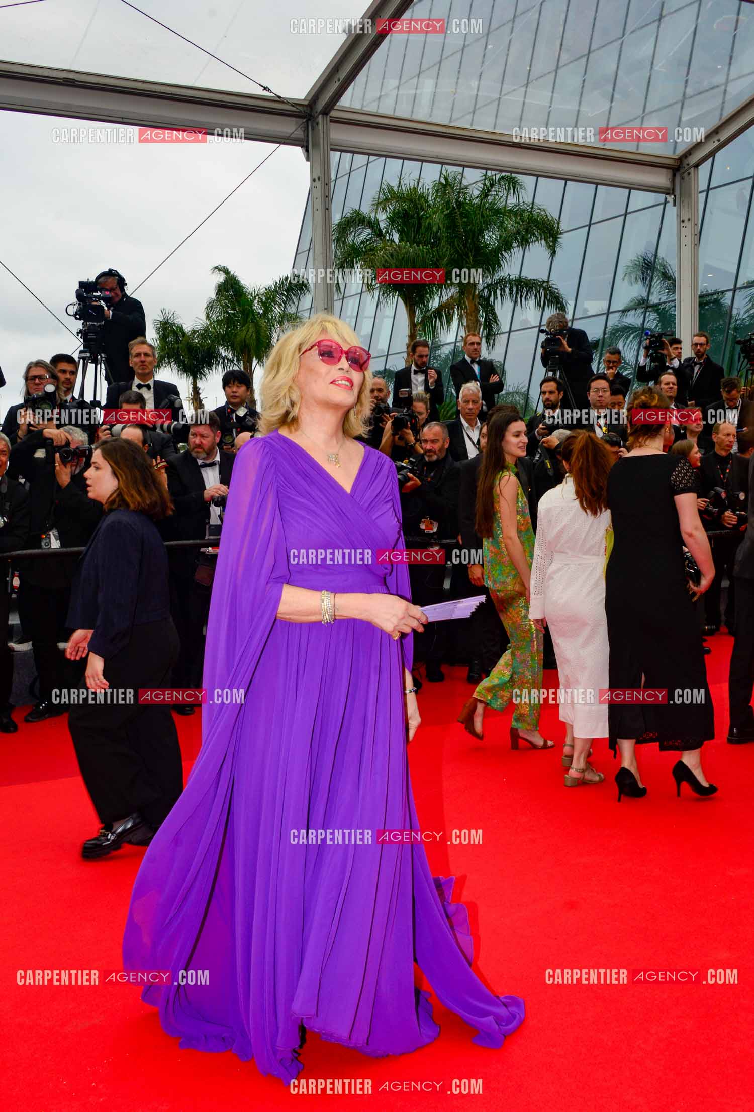 Festival de Cannes 2022. La chanteuse Amanda Lear.