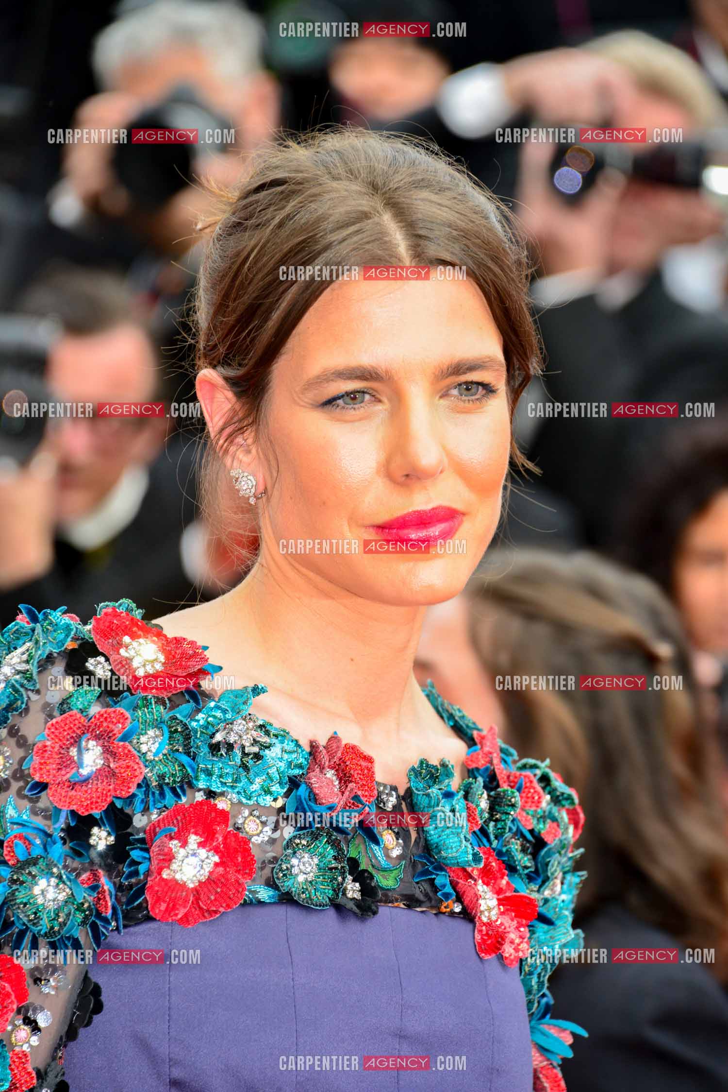 Festival de Cannes 2023. 76e édition, du 16 au 27 mai 2023 au Palais des festivals, à Cannes. Charlotte Casiraghi assiste à la cérémonie d'ouverture et à la projection du film “ Jeanne du Barry “.