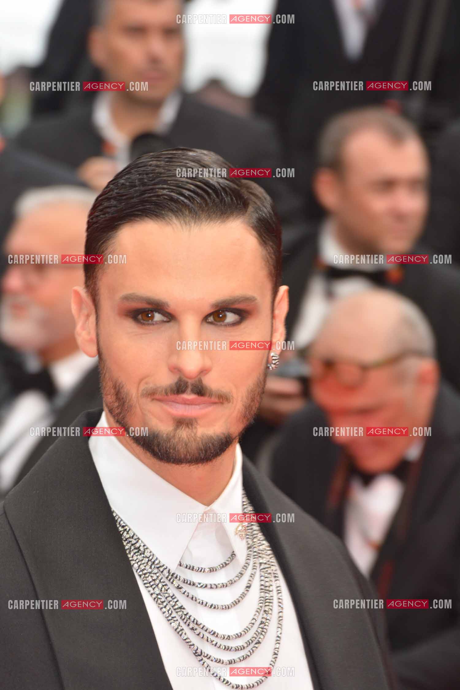 Ouverture du  77ème Festival de Cannes du 14 au 25 mai 2024. Le mannequin Baptiste Giabiconi.