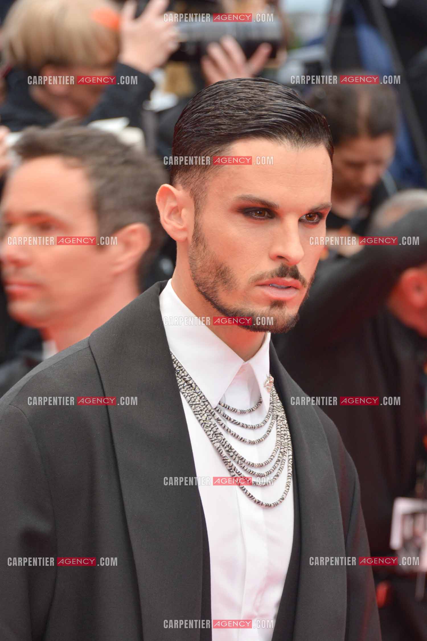 Ouverture du  77ème Festival de Cannes du 14 au 25 mai 2024. Le mannequin Baptiste Giabiconi.