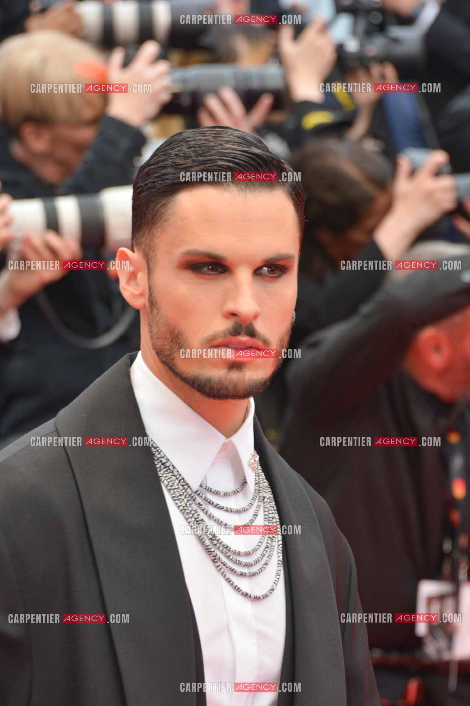 Ouverture du  77ème Festival de Cannes du 14 au 25 mai 2024. Le mannequin Baptiste Giabiconi.