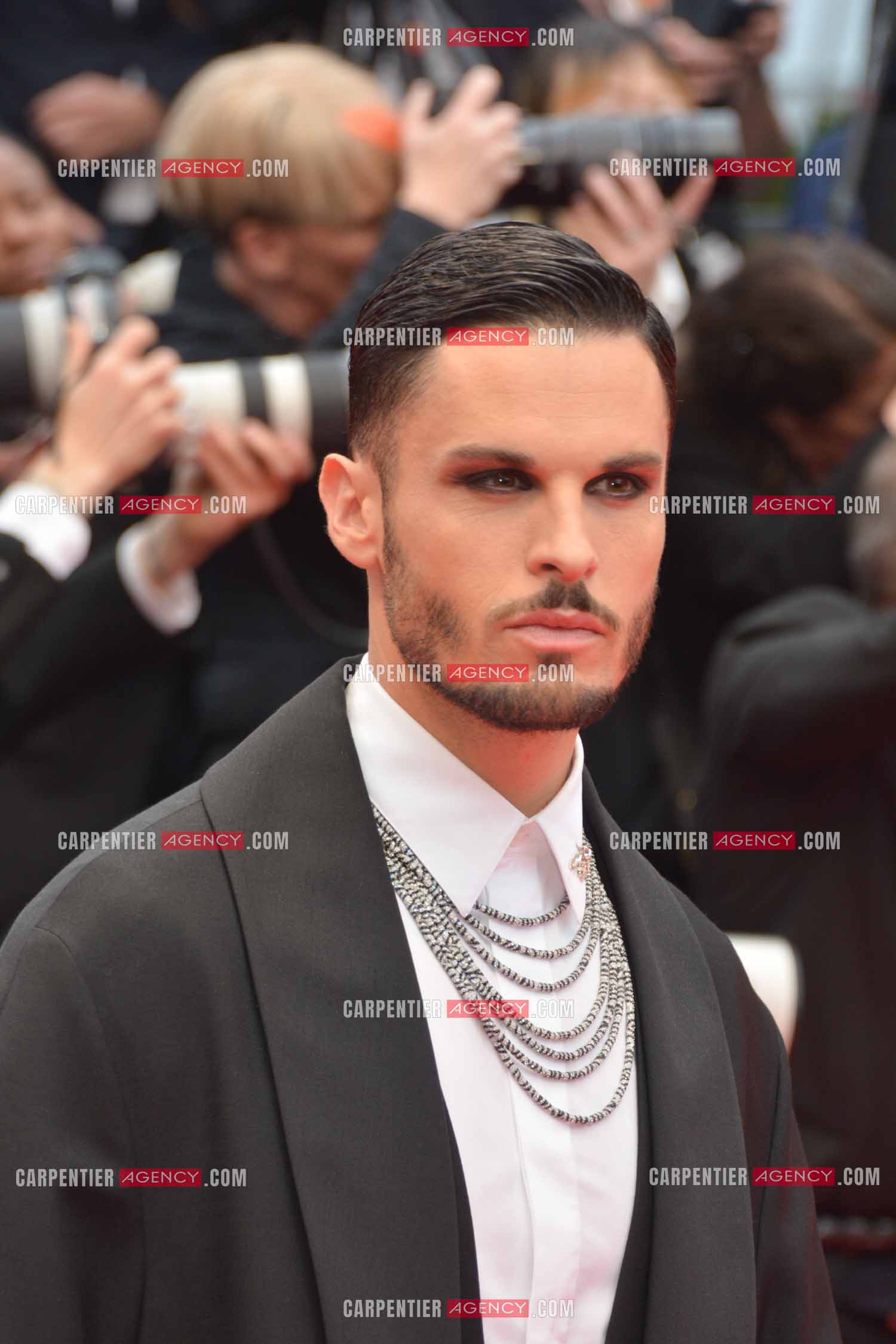 Ouverture du  77ème Festival de Cannes du 14 au 25 mai 2024. Le mannequin Baptiste Giabiconi.