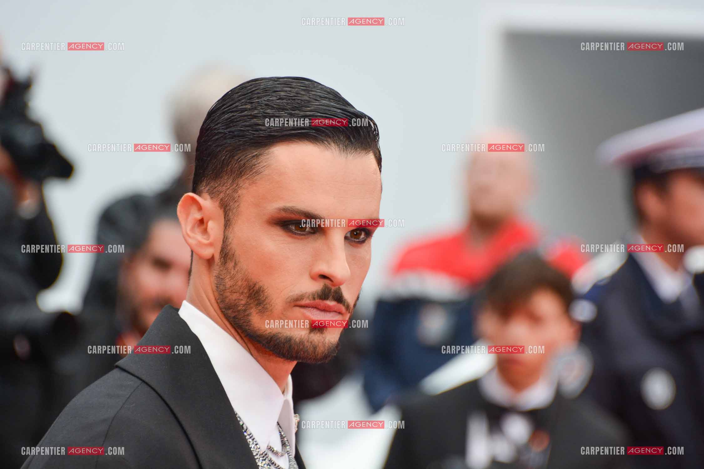 Ouverture du  77ème Festival de Cannes du 14 au 25 mai 2024. Le mannequin Baptiste Giabiconi.
