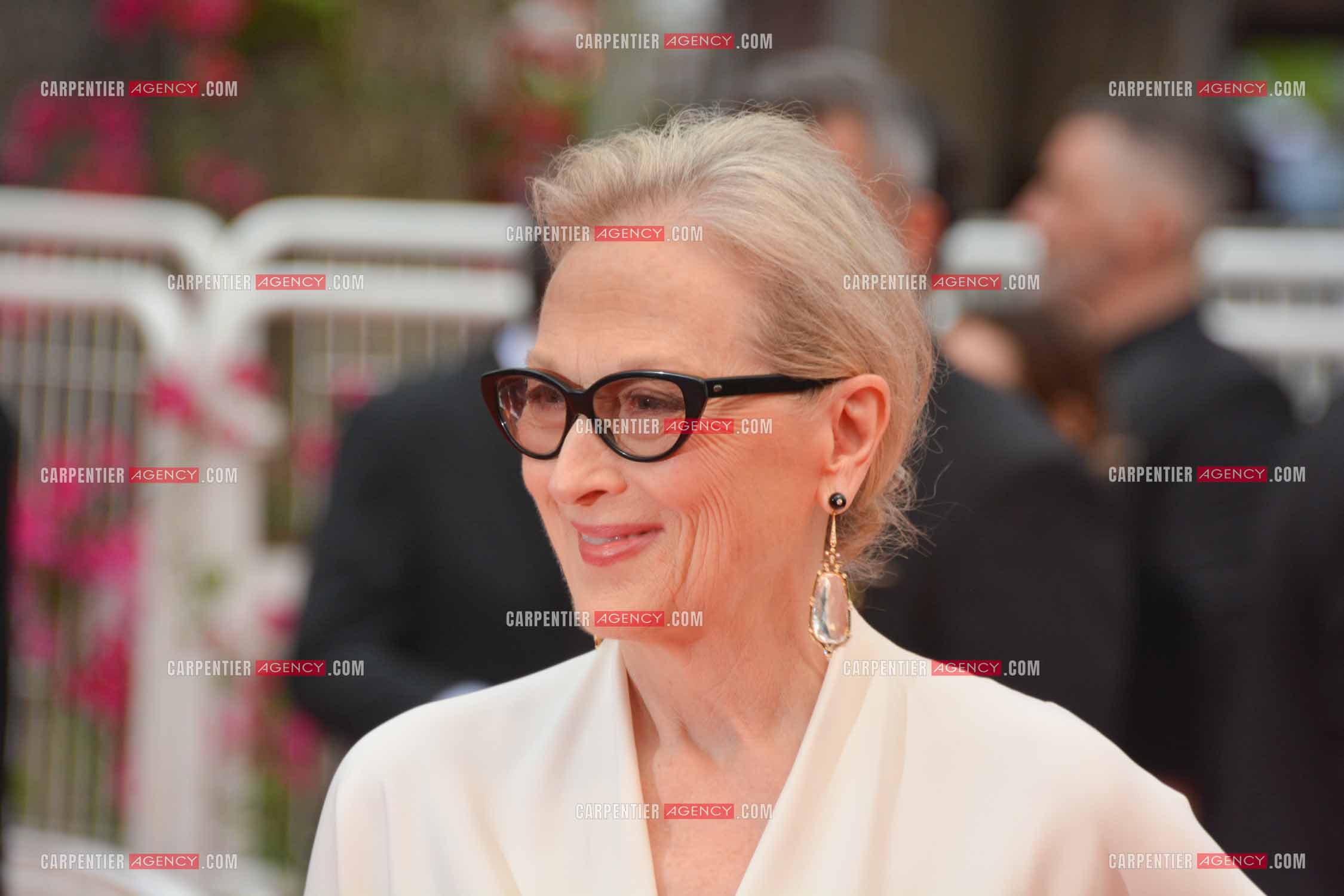 Ouverture du 77ème Festival de Cannes du 14 au 25 mai 2024. L'actrice américaine Meryl Streep sur le tapis rouge pour la cérémonie d’ouverture.