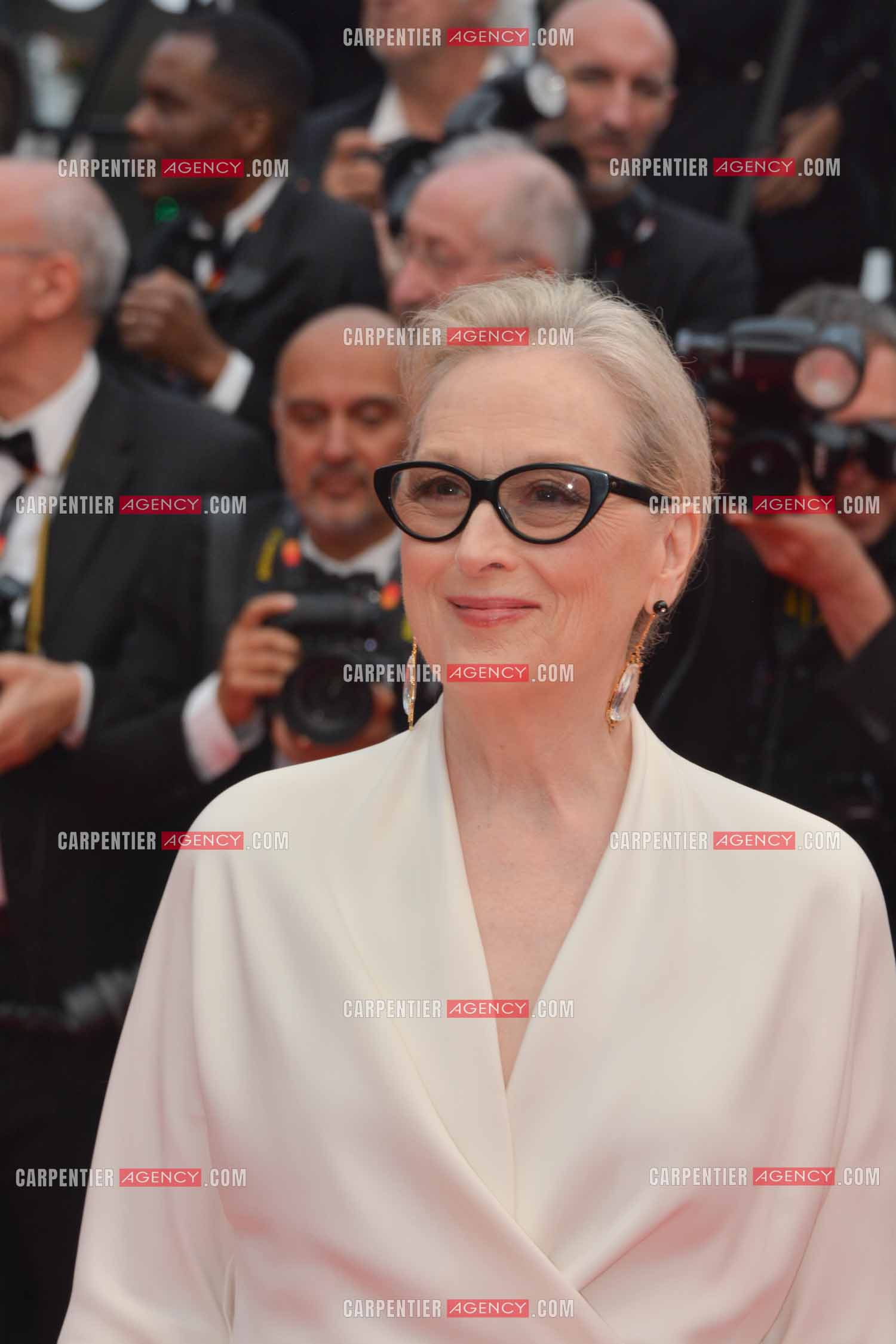 Ouverture du 77ème Festival de Cannes du 14 au 25 mai 2024. L'actrice américaine Meryl Streep sur le tapis rouge pour la cérémonie d’ouverture.