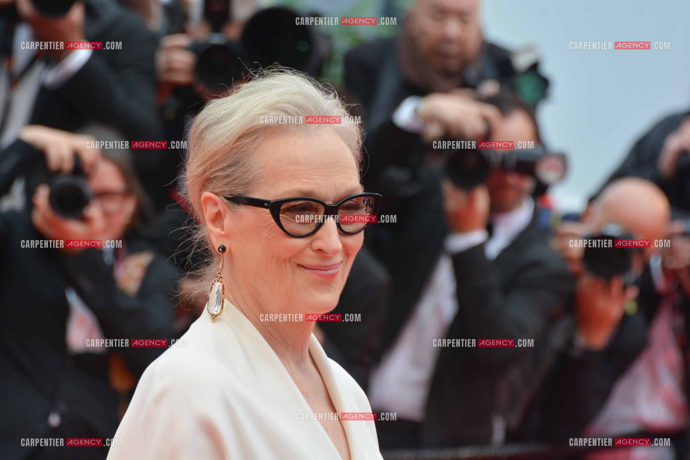 Ouverture du 77ème Festival de Cannes du 14 au 25 mai 2024. L'actrice américaine Meryl Streep sur le tapis rouge pour la cérémonie d’ouverture.