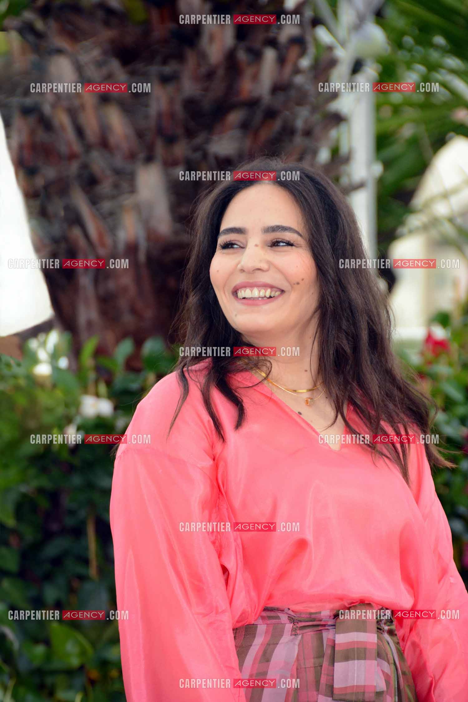 Ouverture du  77ème Festival de Cannes du 14 au 25 mai 2024. La réalisatrice et productrice Asmae El Moudir au photocall.