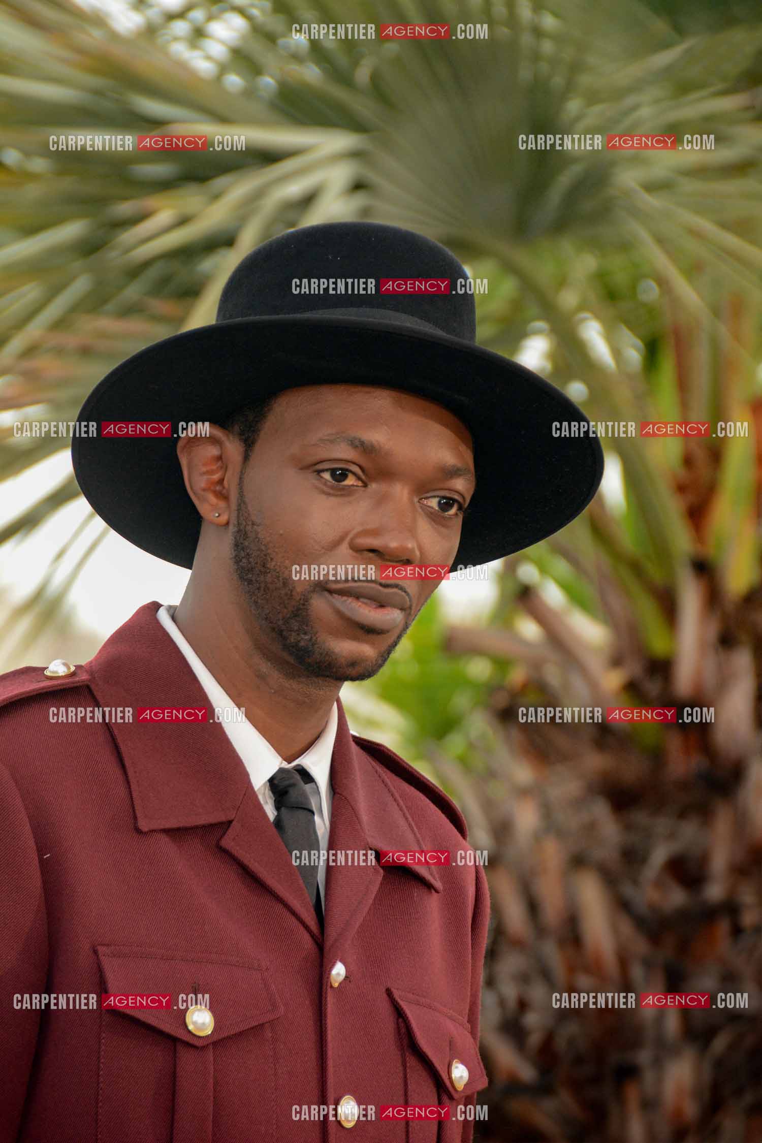 Ouverture du  77ème Festival de Cannes du 14 au 25 mai 2024. Le rappeur et réalisateur belge Baloji lors du photocall.