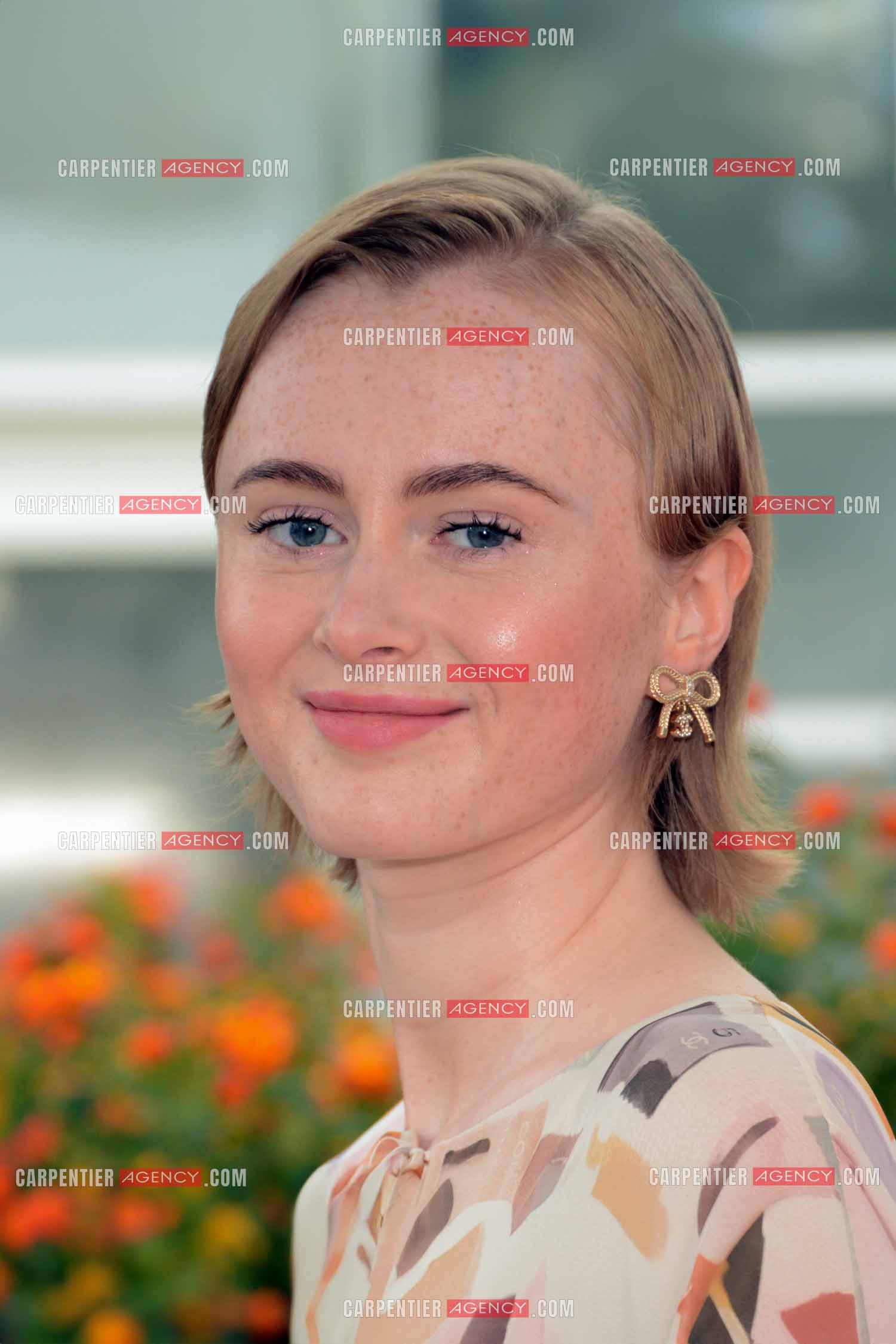 Ouverture du  77ème Festival de Cannes du 14 au 25 mai 2024. L'actrice Elín Hall lors du photocall.