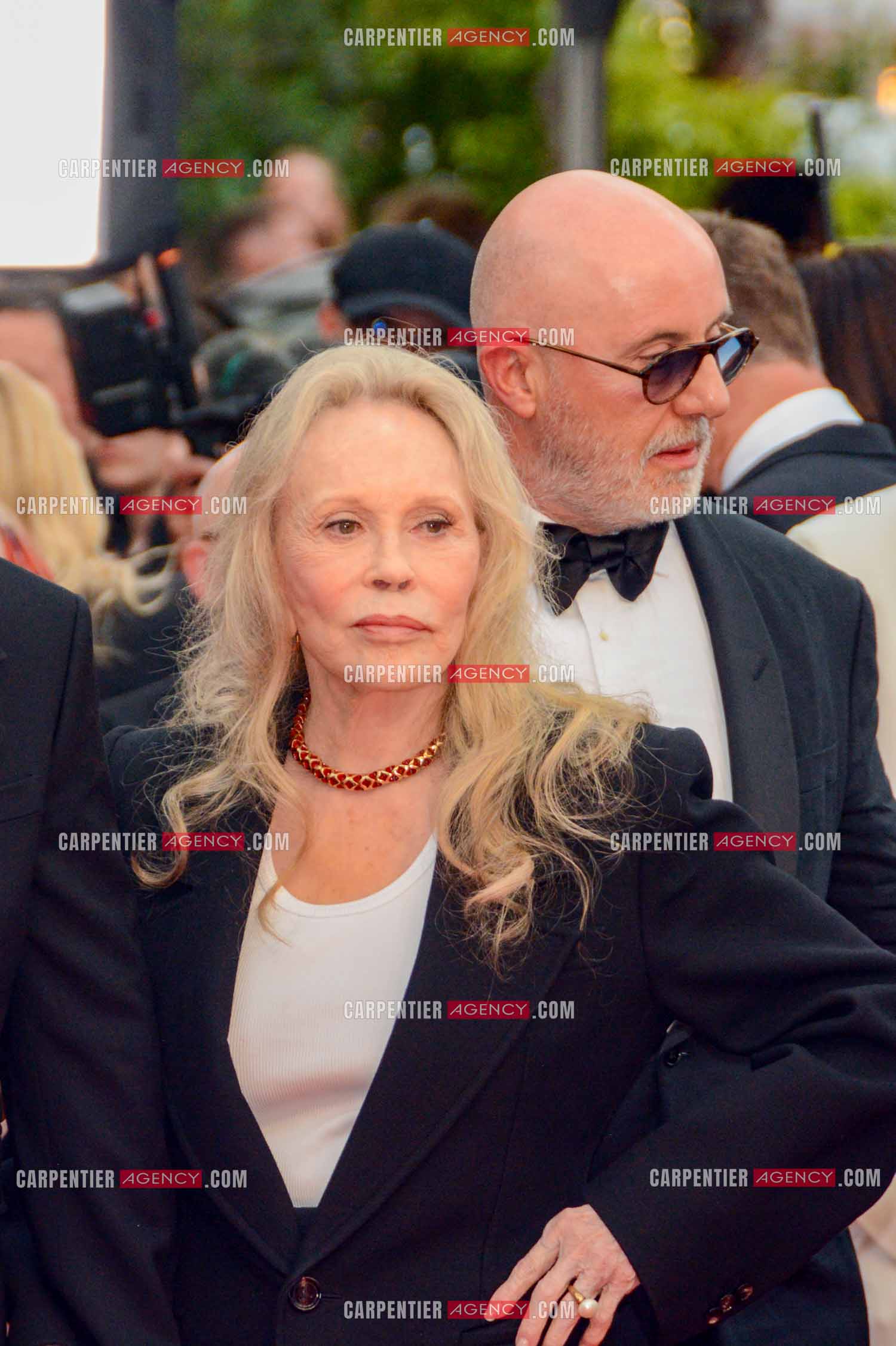Festival de Cannes 2024. 77e édition du 14 au 25 Mai 2024. L'actrice américaine Faye Dunaway - Montée des marches “ FURIOSA “. Une saga de “ MAD MAX “.
