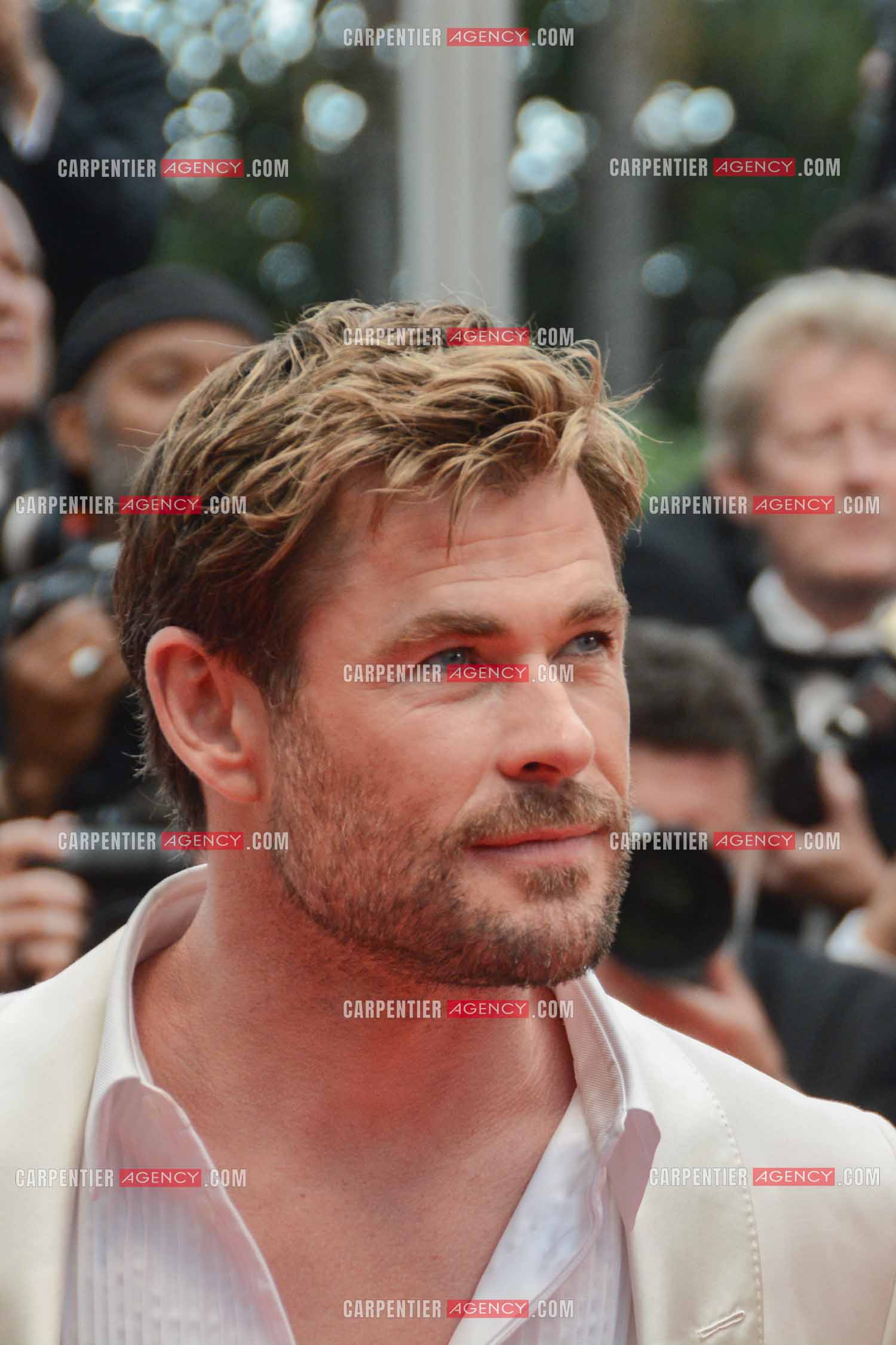 Festival de Cannes 2024. 77e édition du 14 au 25 Mai 2024. L'acteur australien Chris Hemsworth - Montée des marches “ FURIOSA “. Une saga de “ MAD MAX “.