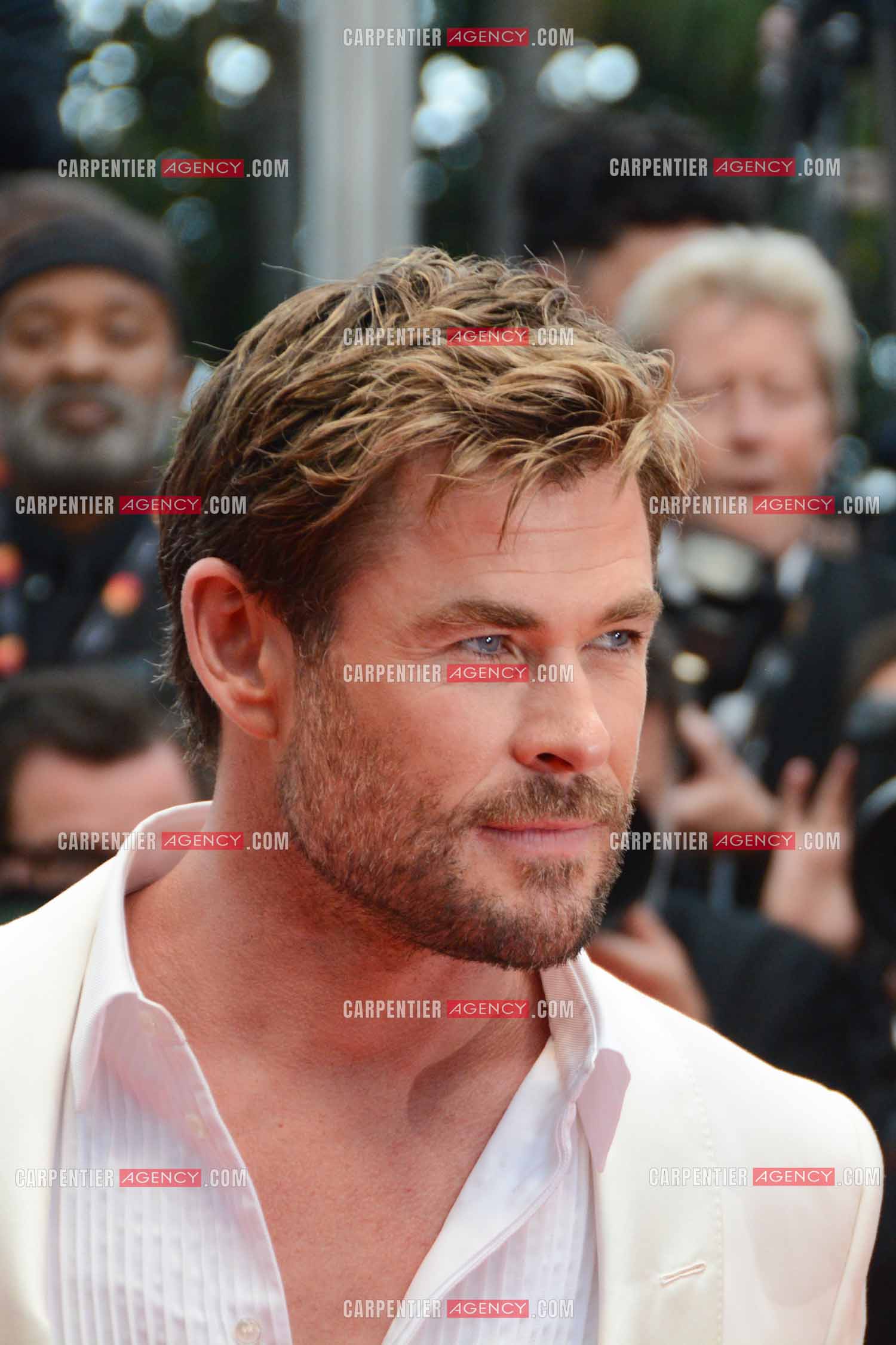 Festival de Cannes 2024. 77e édition du 14 au 25 Mai 2024. L'acteur australien Chris Hemsworth - Montée des marches “ FURIOSA “. Une saga de “ MAD MAX “.