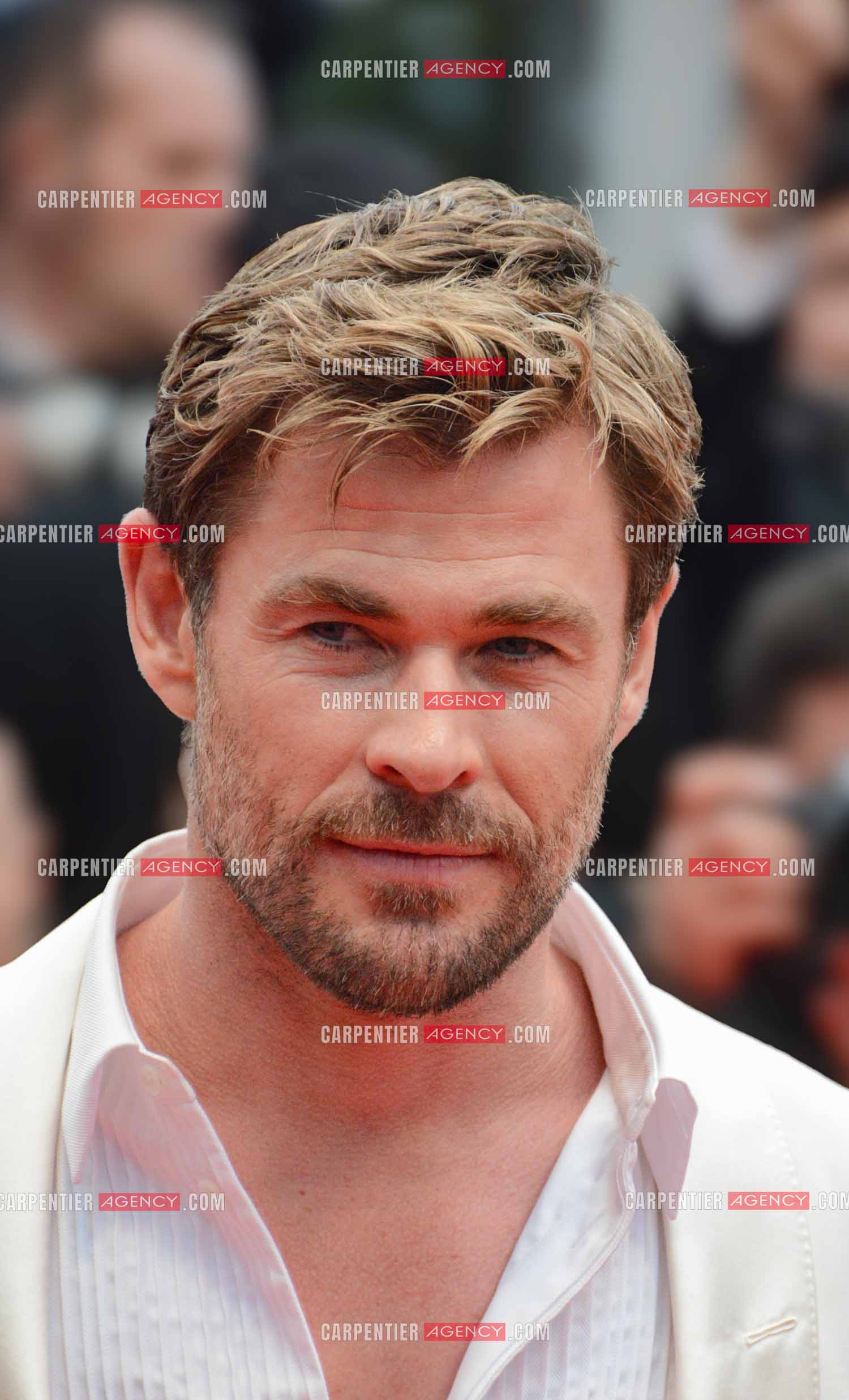 Festival de Cannes 2024. 77e édition du 14 au 25 Mai 2024. L'acteur australien Chris Hemsworth - Montée des marches “ FURIOSA “. Une saga de “ MAD MAX “.