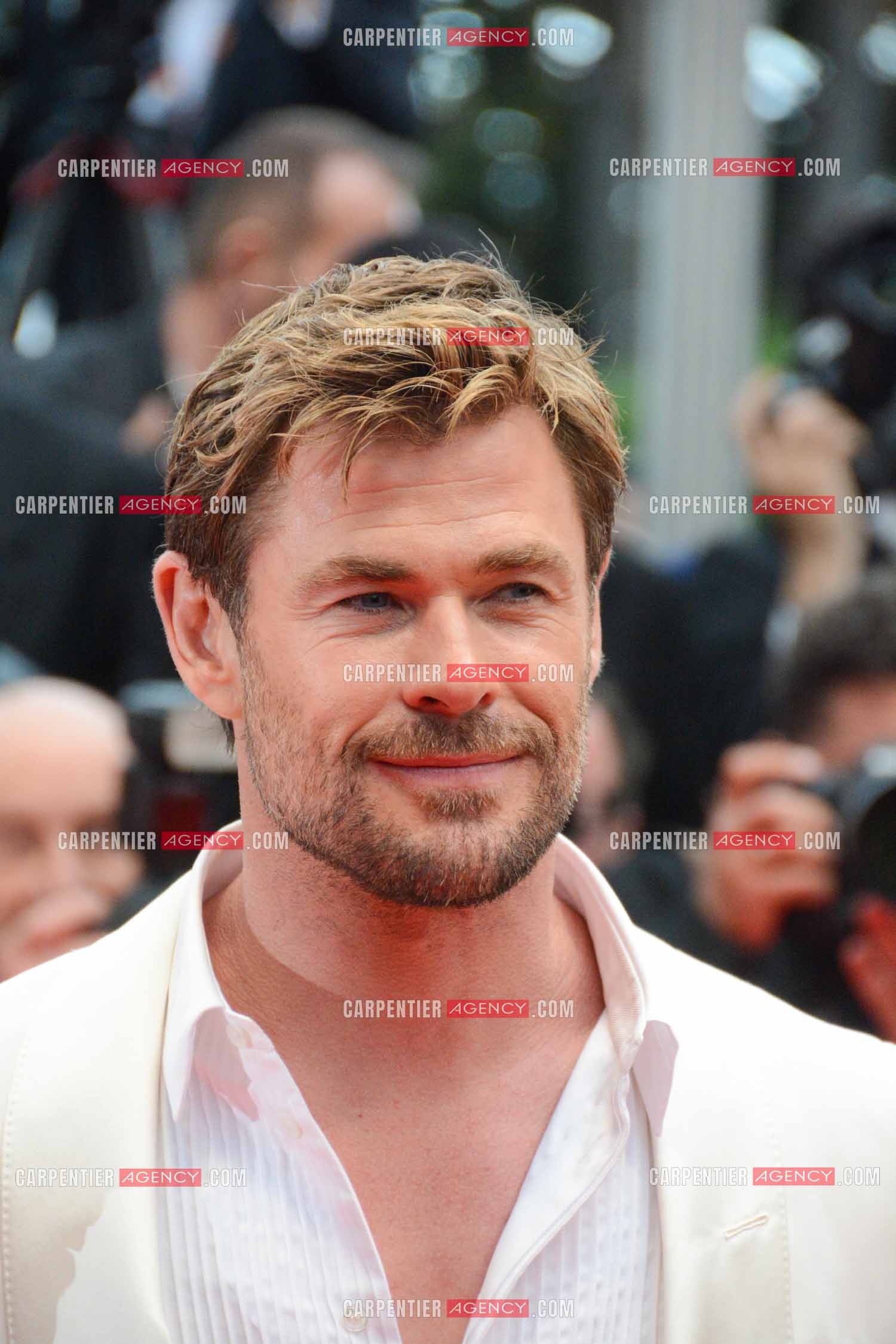 Festival de Cannes 2024. 77e édition du 14 au 25 Mai 2024. L'acteur australien Chris Hemsworth - Montée des marches “ FURIOSA “. Une saga de “ MAD MAX “.
