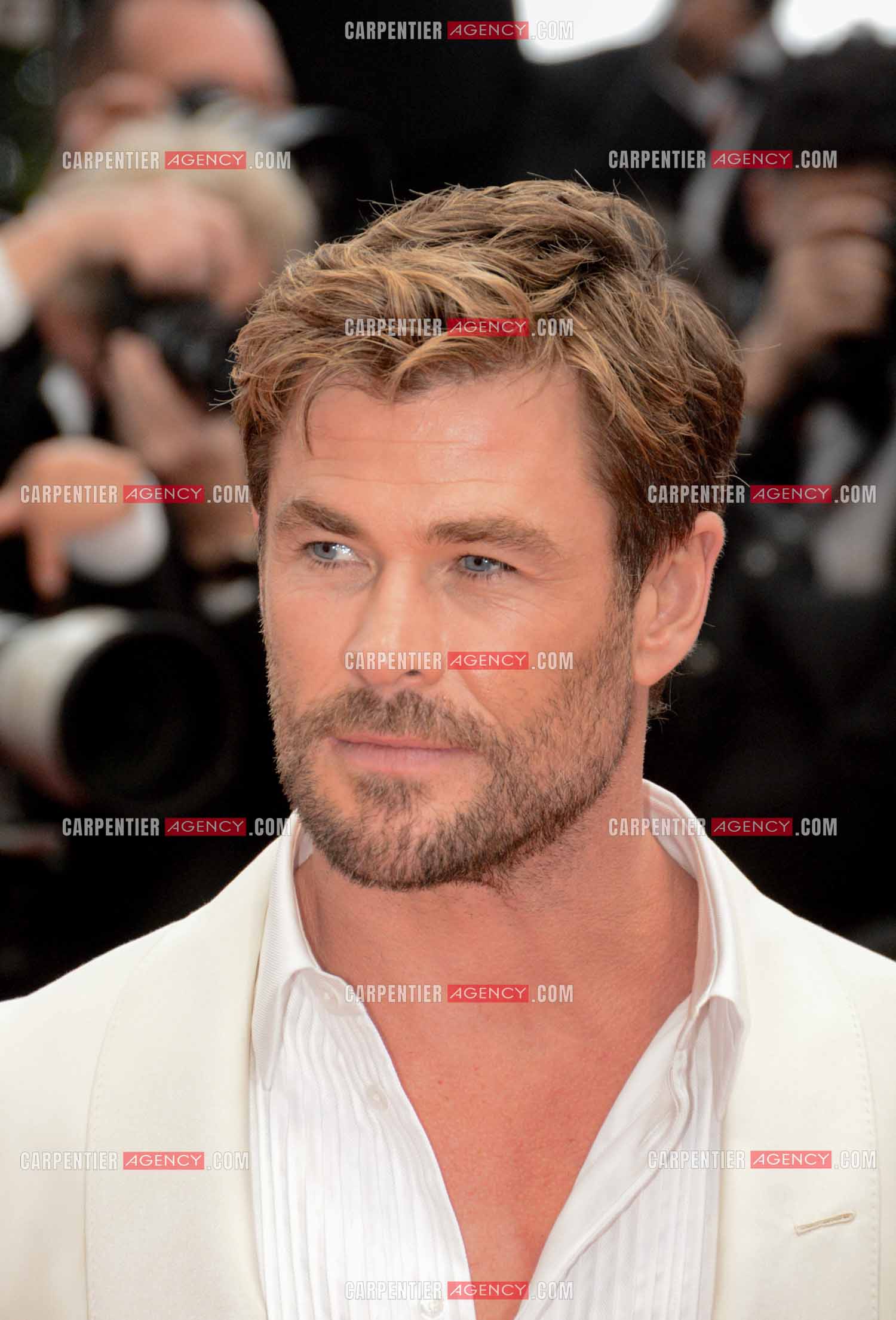 Festival de Cannes 2024. 77e édition du 14 au 25 Mai 2024. L'acteur australien Chris Hemsworth - Montée des marches “ FURIOSA “. Une saga de “ MAD MAX “.