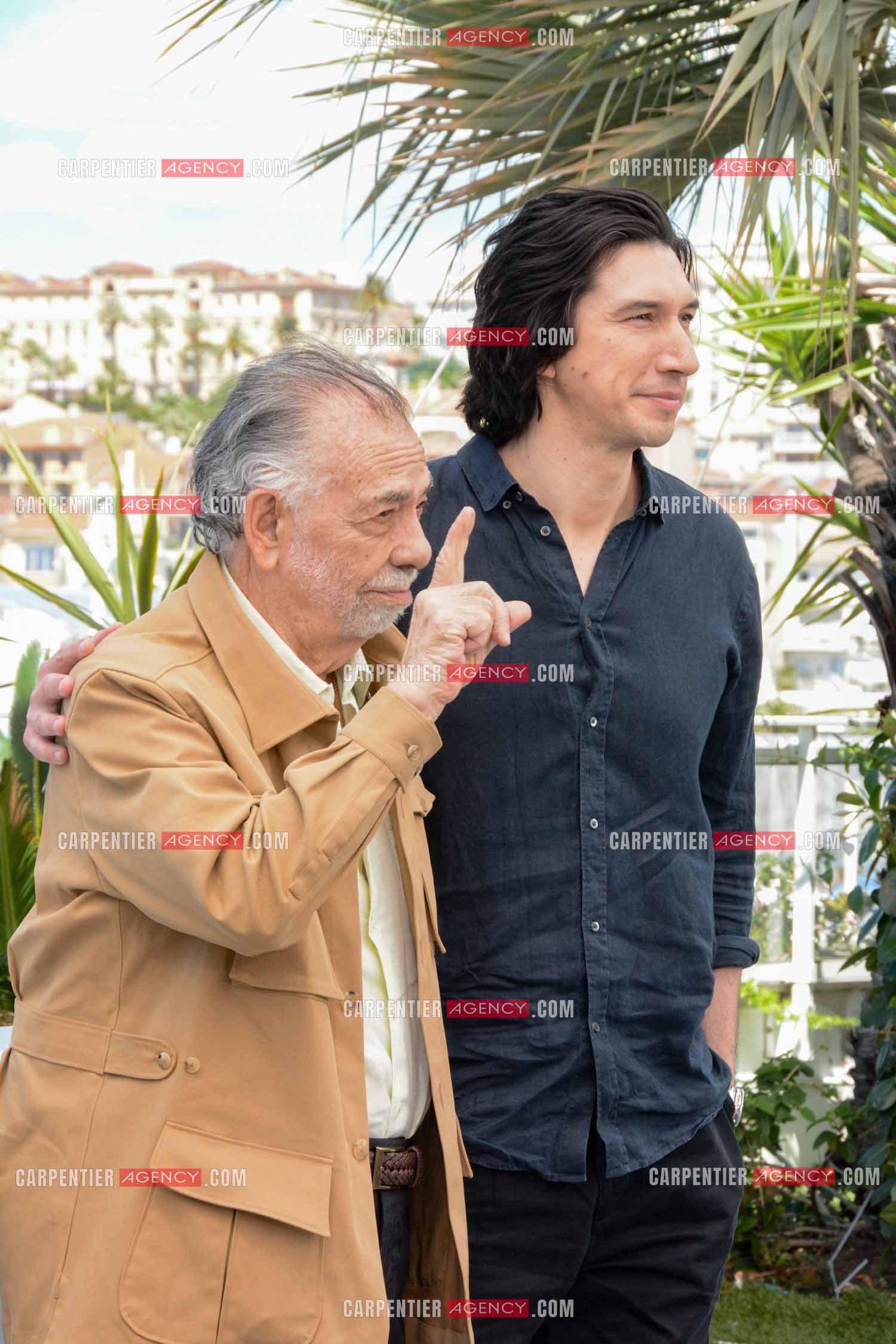 Festival de Cannes 2024. 77e édition du 14 au 25 Mai 2024. Le réalisateur et sénariste Francis Ford Coppola et l'acteur Adam Driver pour la projection du film “ Megalopolis “.